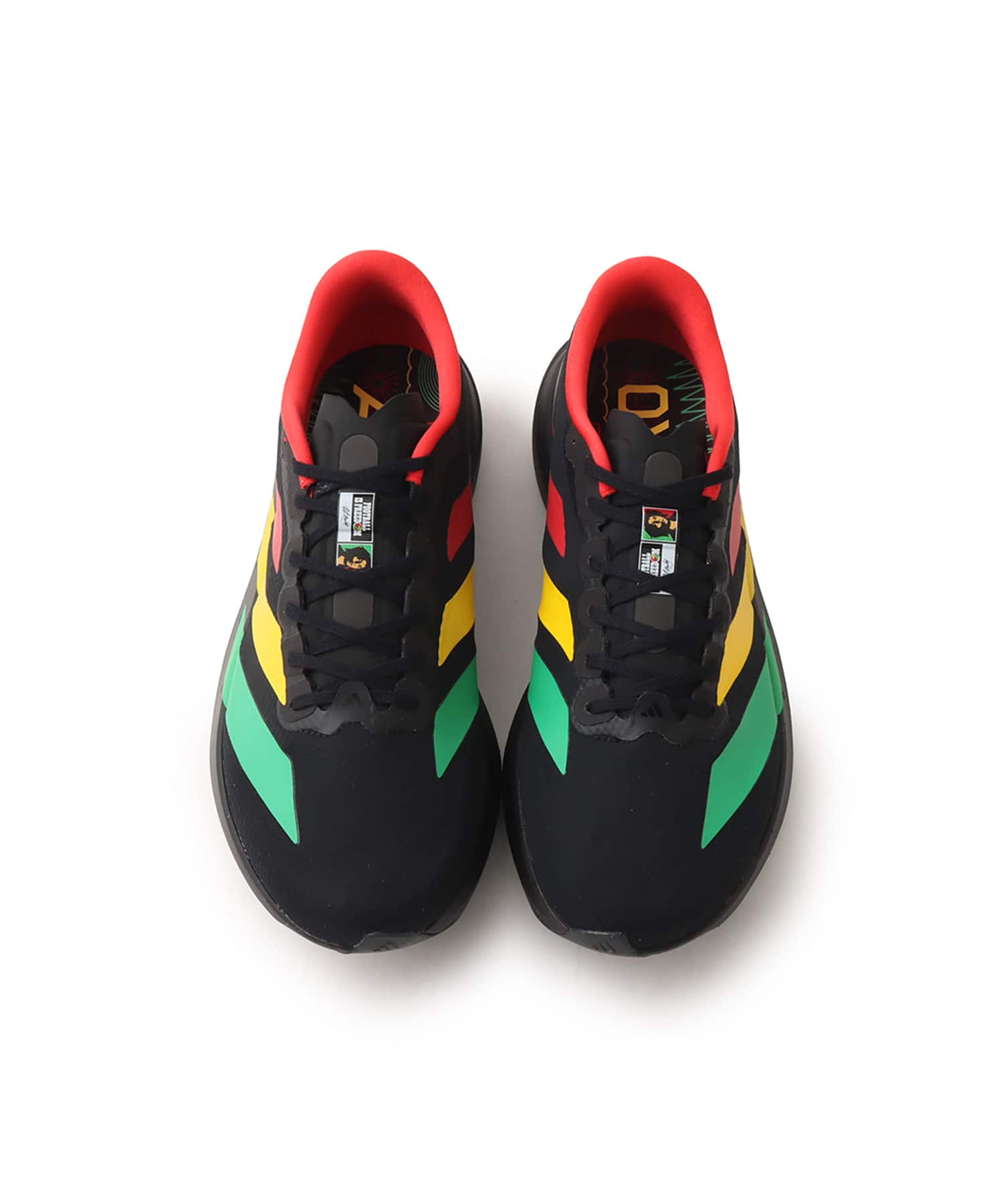 adidas Adizero EVO SL WVN M CBLACK/VIVGRN/BOGOLDの画像