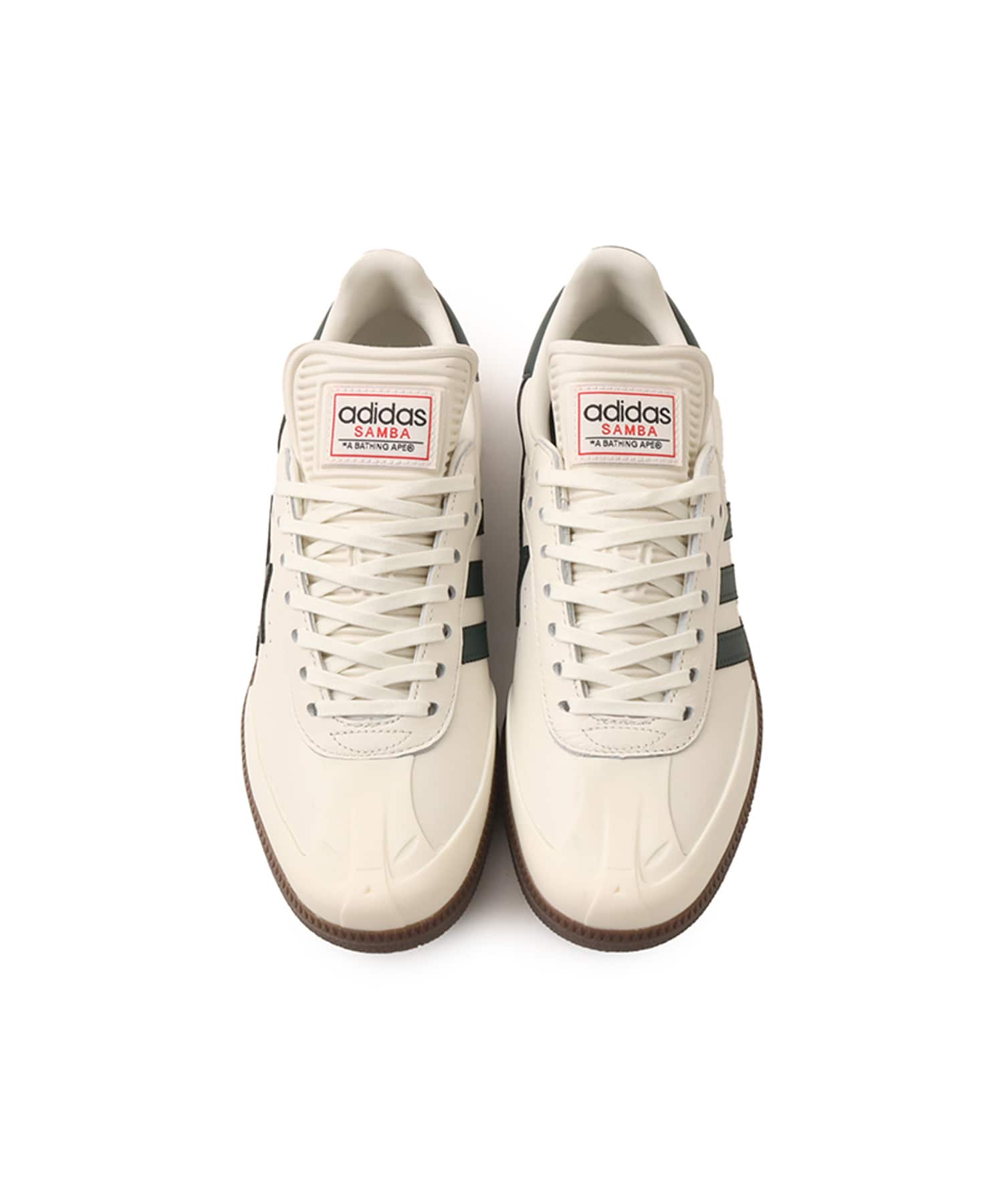 adidas SAMBA BAPE OWHITE/SHAGRN/GUM4の画像