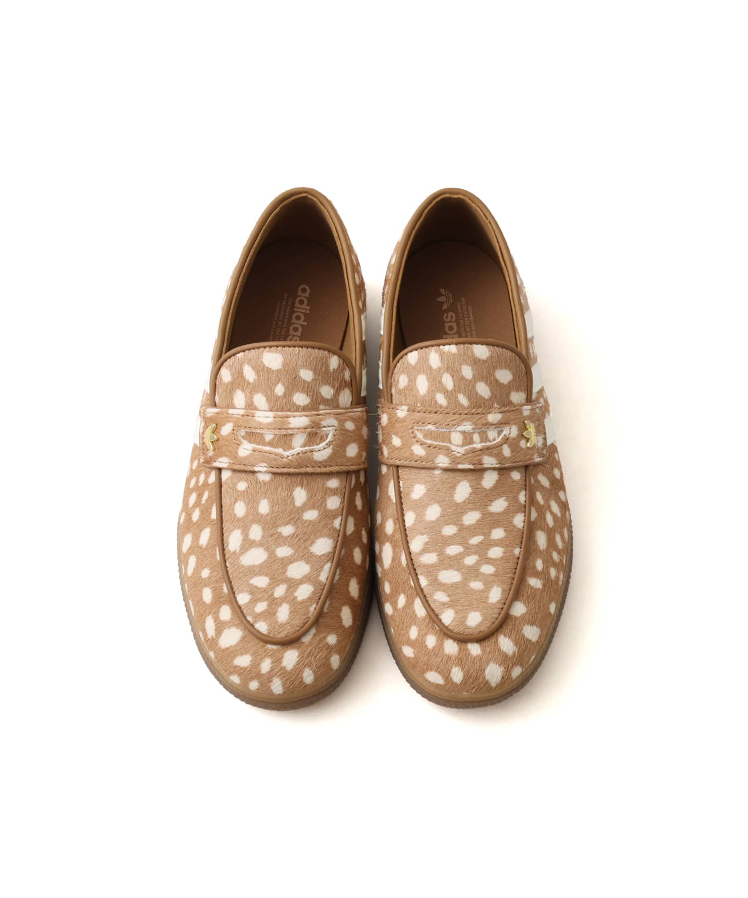 adidas HANDBALL SPEZIAL LOAFER W SUPCOL/OWHITE/GOLDMTの画像
