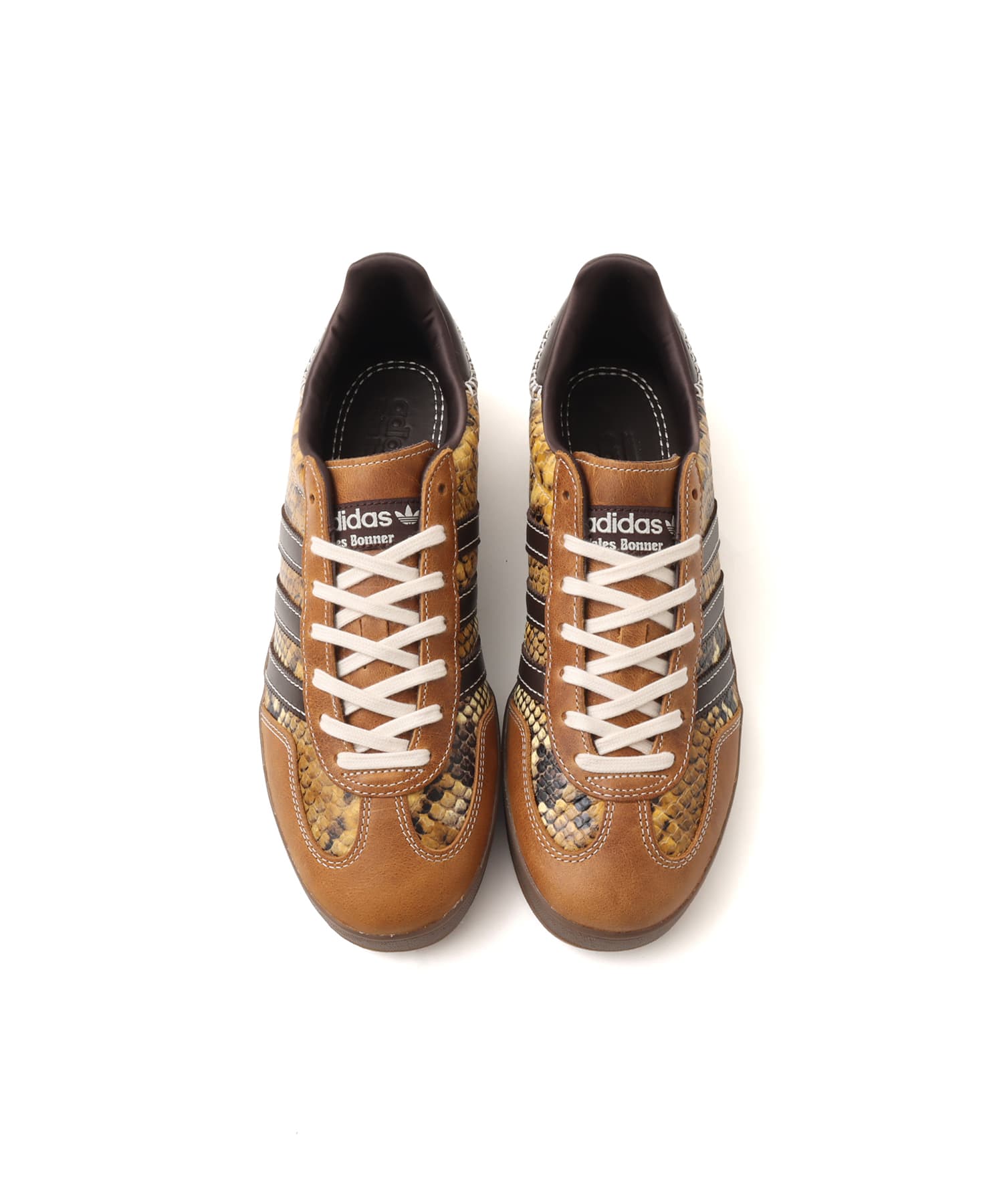 adidas WALES BONNER GAZELLE SNAKE DUSRUS/WONWHI/CBURGUの画像