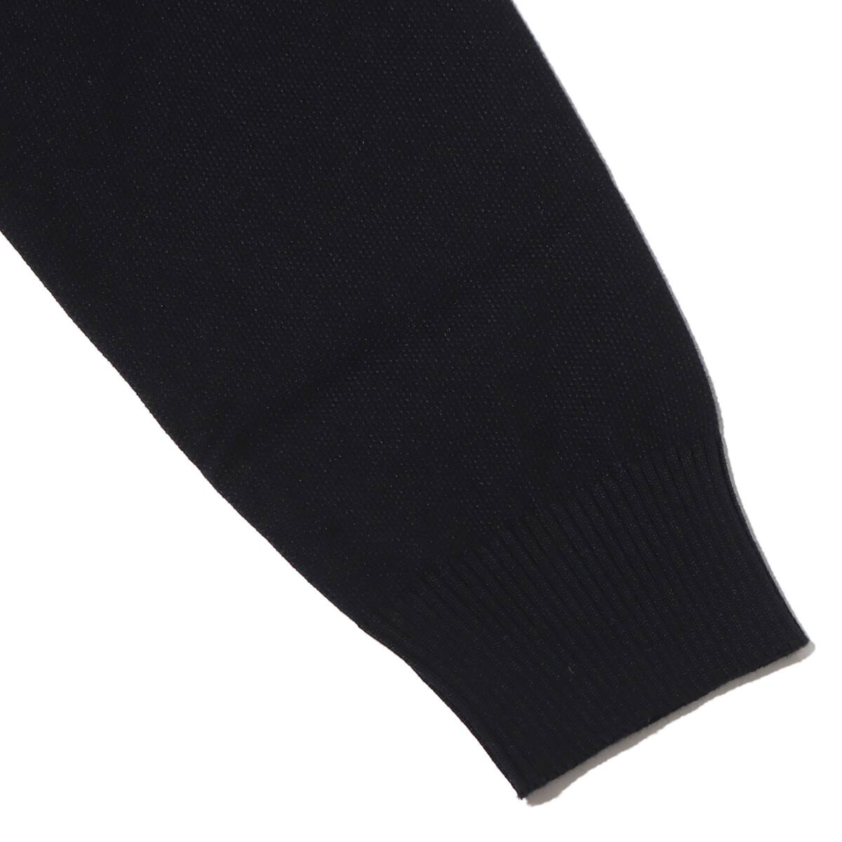 snow peak Co/Pe Knit Pullover Black 23FA-Iの画像