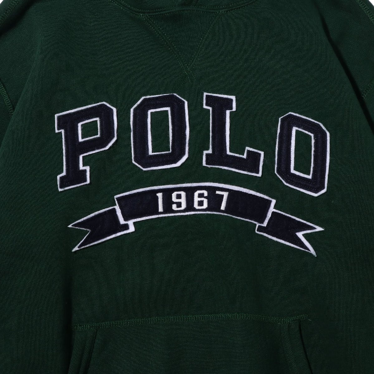 POLO RALPH LAUREN LSPOHOODM2-LONG SLEEVE-KNIT GREEN 18HO-Iの画像