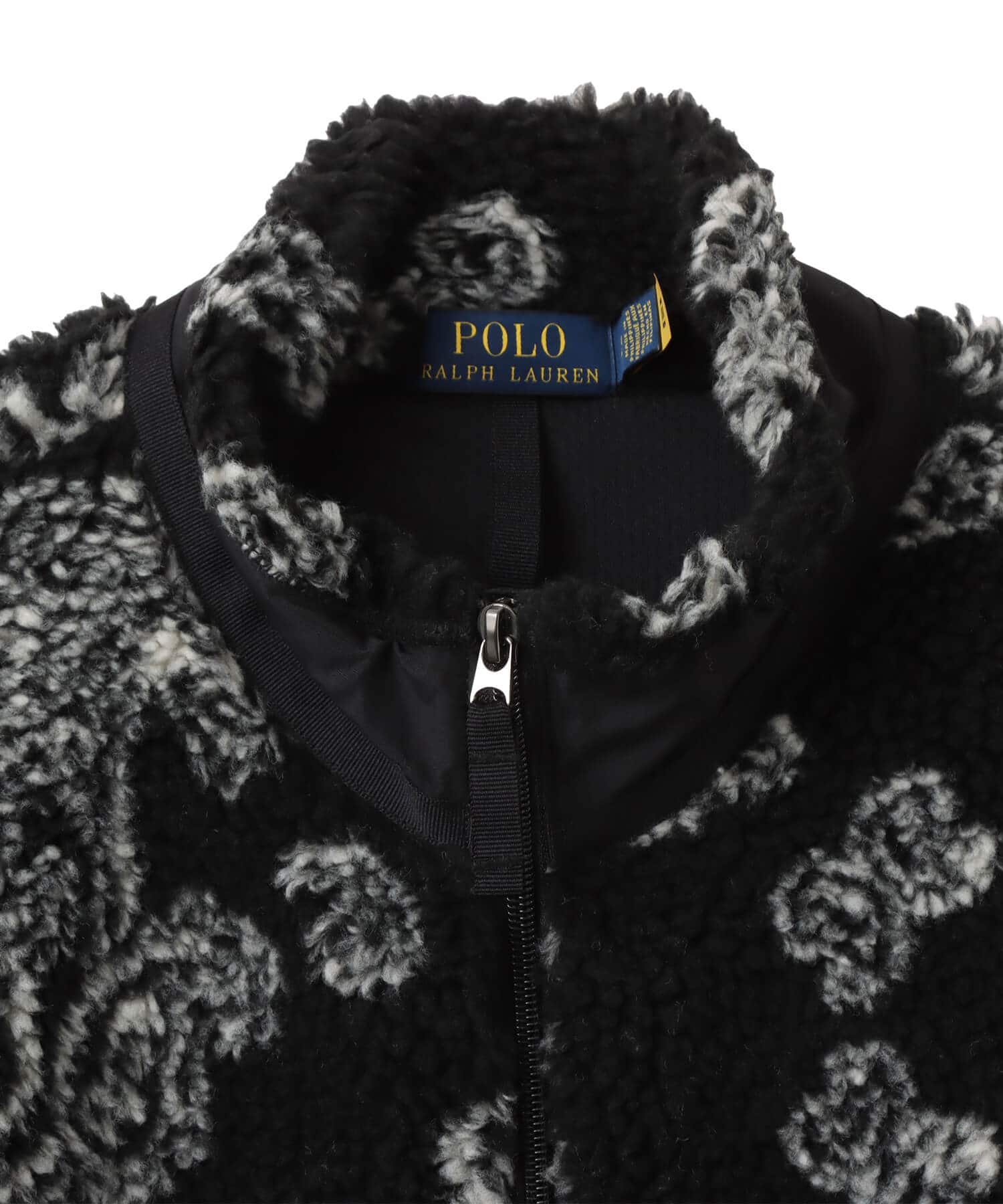 POLO RALPH LAUREN JAQUARD HI-PILE JACKET YUKON PATCHWORK BANDANAの画像