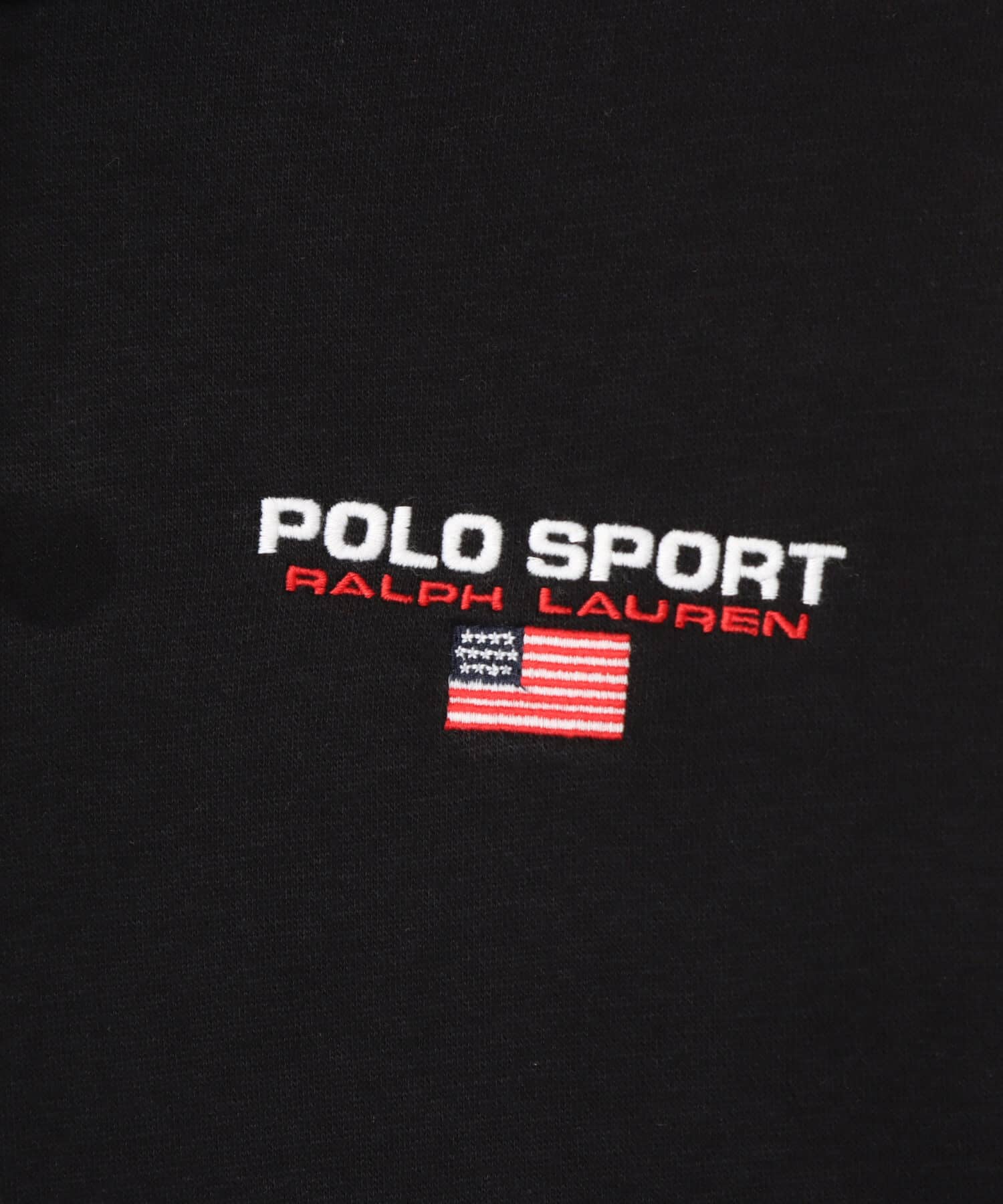 POLO RALPH LAUREN Relaxed Fit Polo Sport Hoodie POLO BLACK/WHITEの画像