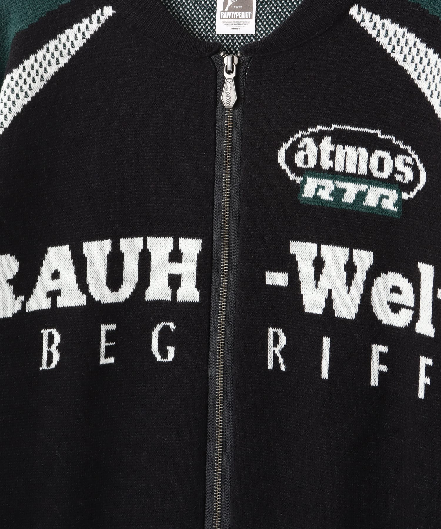 RawTypeRiot x RWB x Atmos Knit Wear Plain  GREENの画像