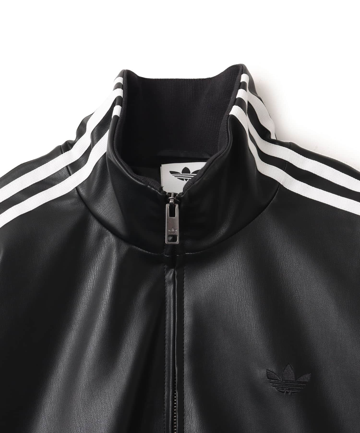 adidas PLEATHER 3STRIPES TRACK TOP ブラックの画像