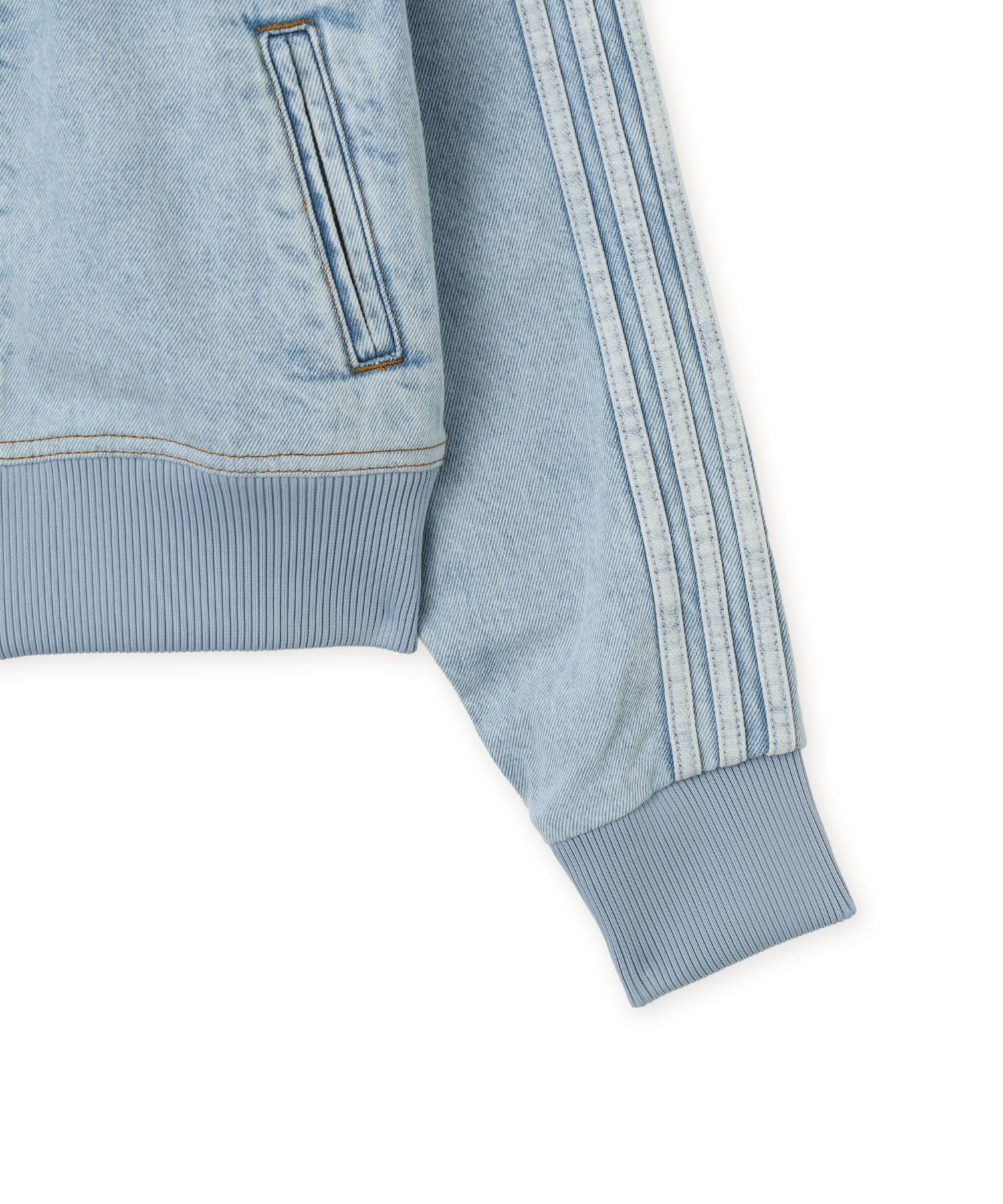 adidas FIREBIRD TRACKTOP DENIM ライトデニムの画像