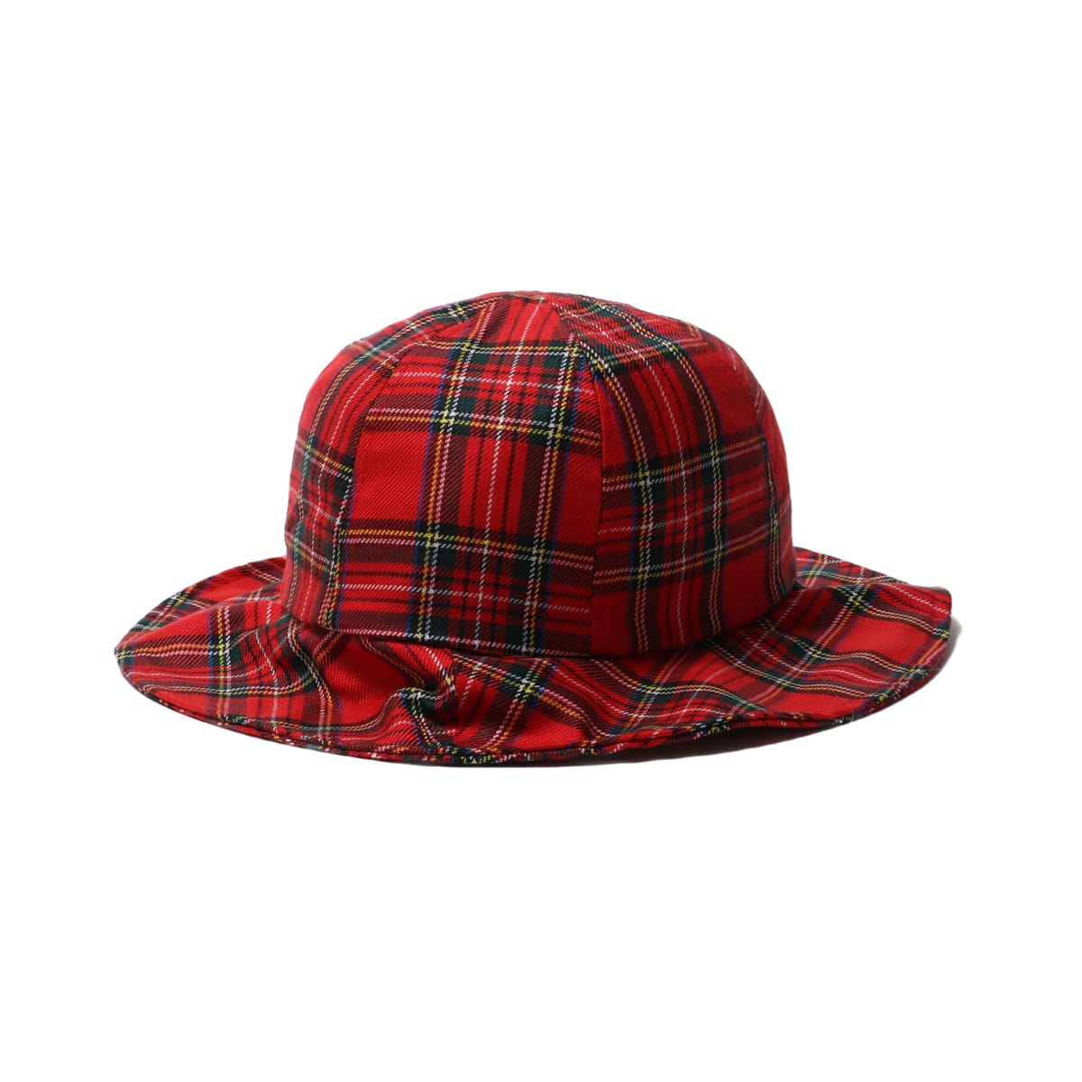 atmos pink タータンチェックハット TX REDの画像