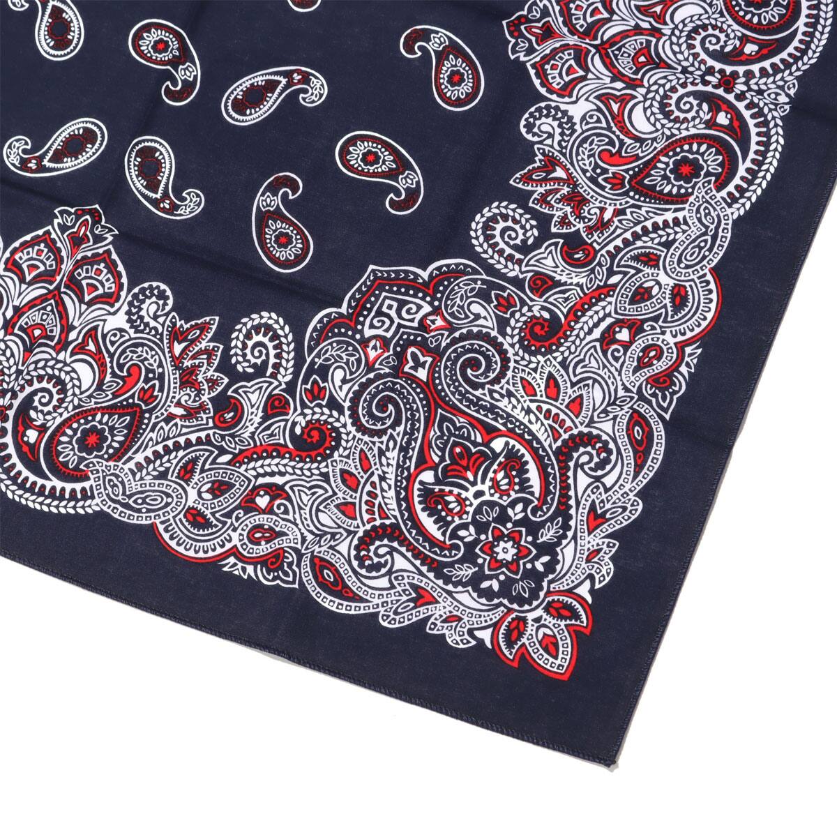 atmos pink ペイズリー バンダナ NAVYの画像