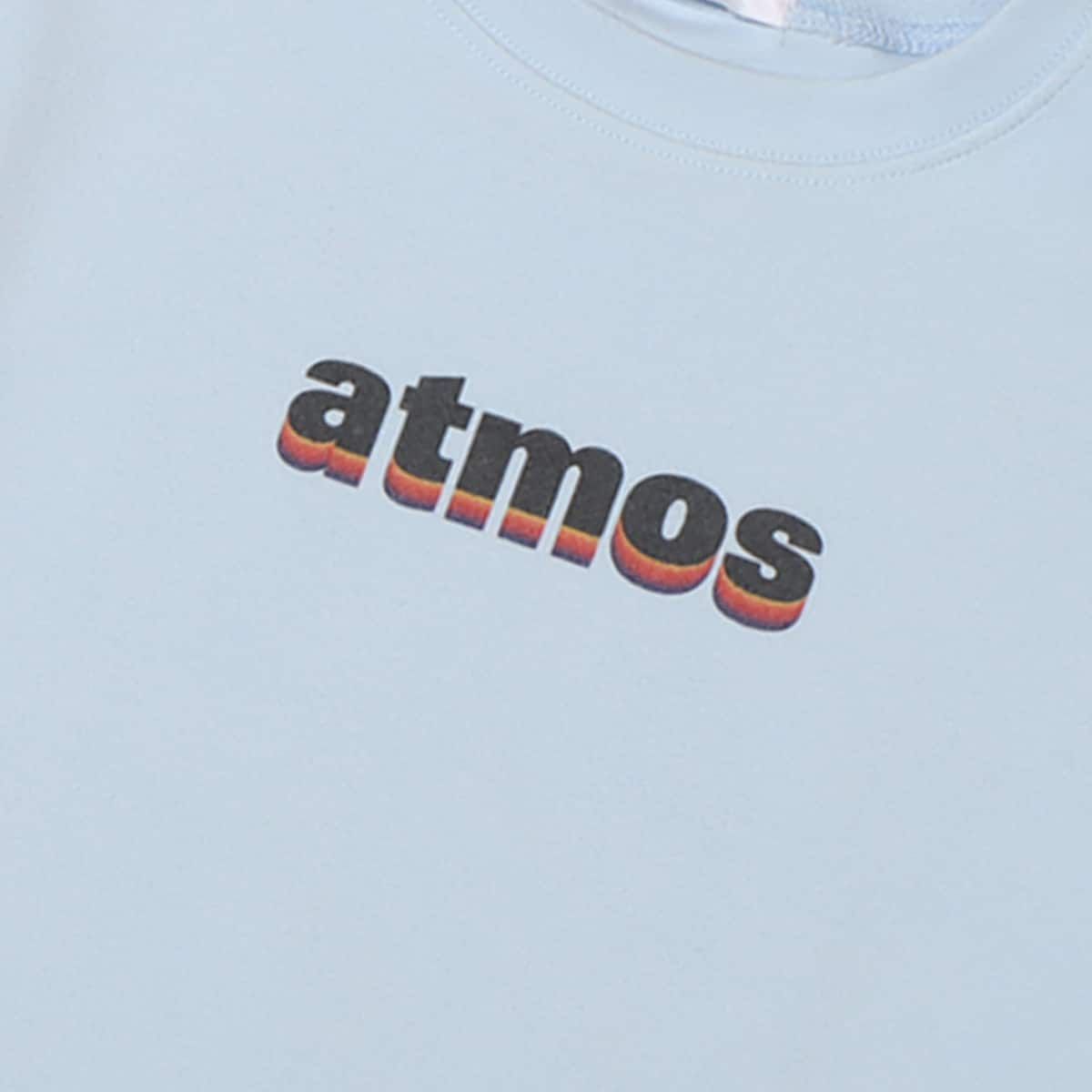 atmos pink レインボーロゴ ミニTシャツ SAXの画像