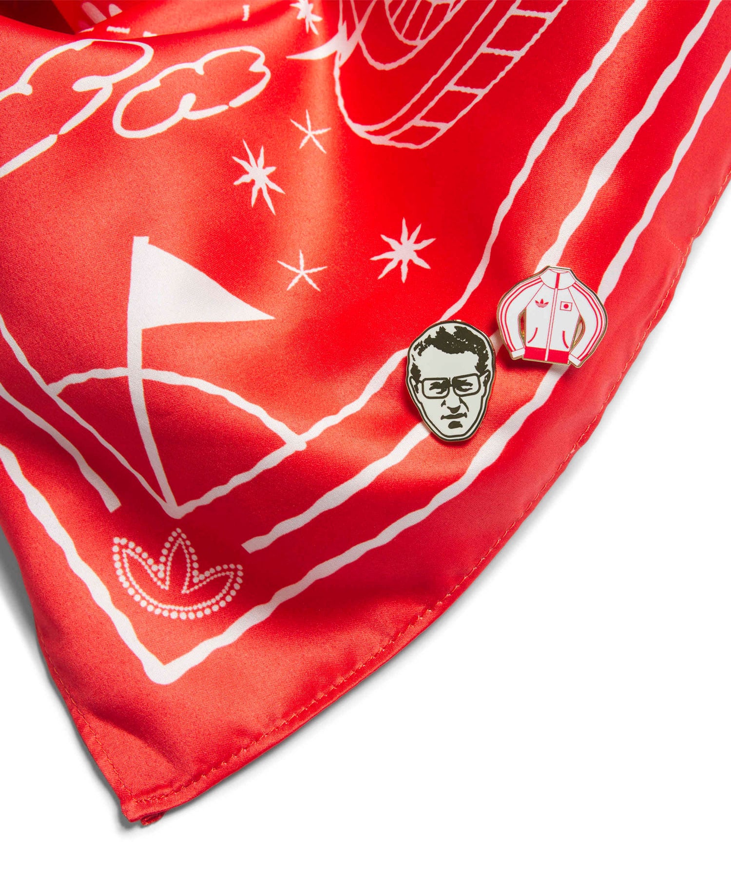 adidas MR PIN&SCARF レッドの画像