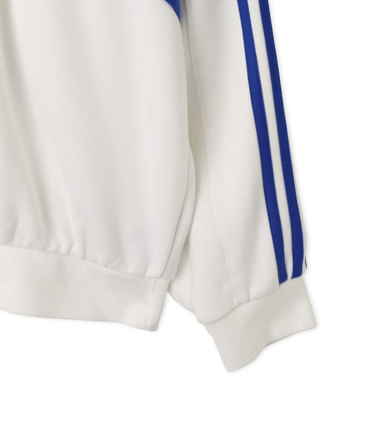 adidas GARMENT WASHED GRAPHIC CREW ホワイト/ホワイトの画像