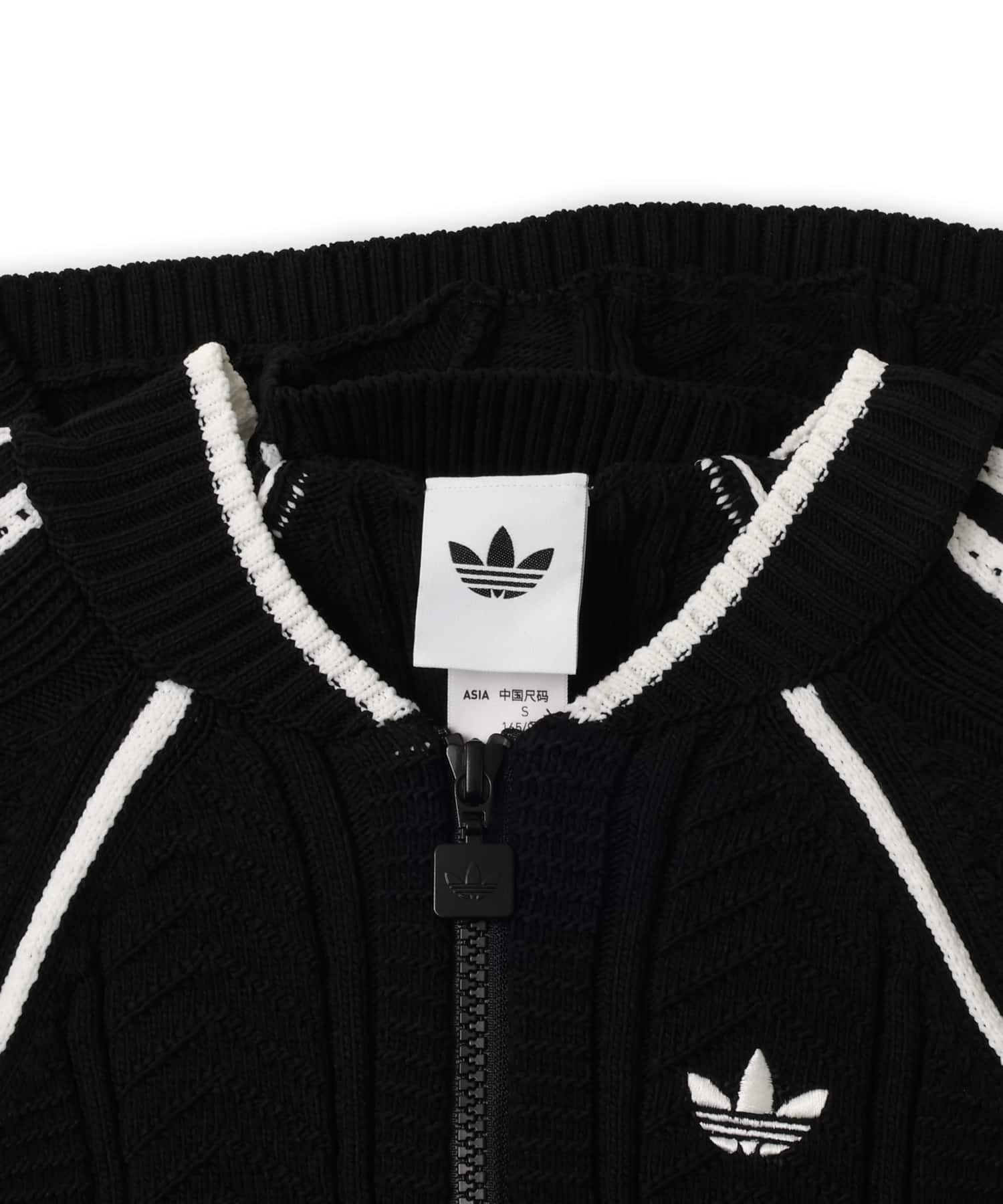 adidas SST TRACKTOP ブラック/クラウドホワイトの画像