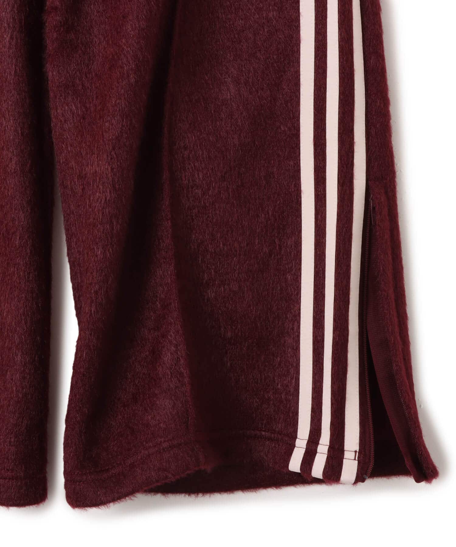 adidas MOHAIR FIREBIRD LOOSE TRACK TRACKSUIT BOTTOMS マルーンの画像