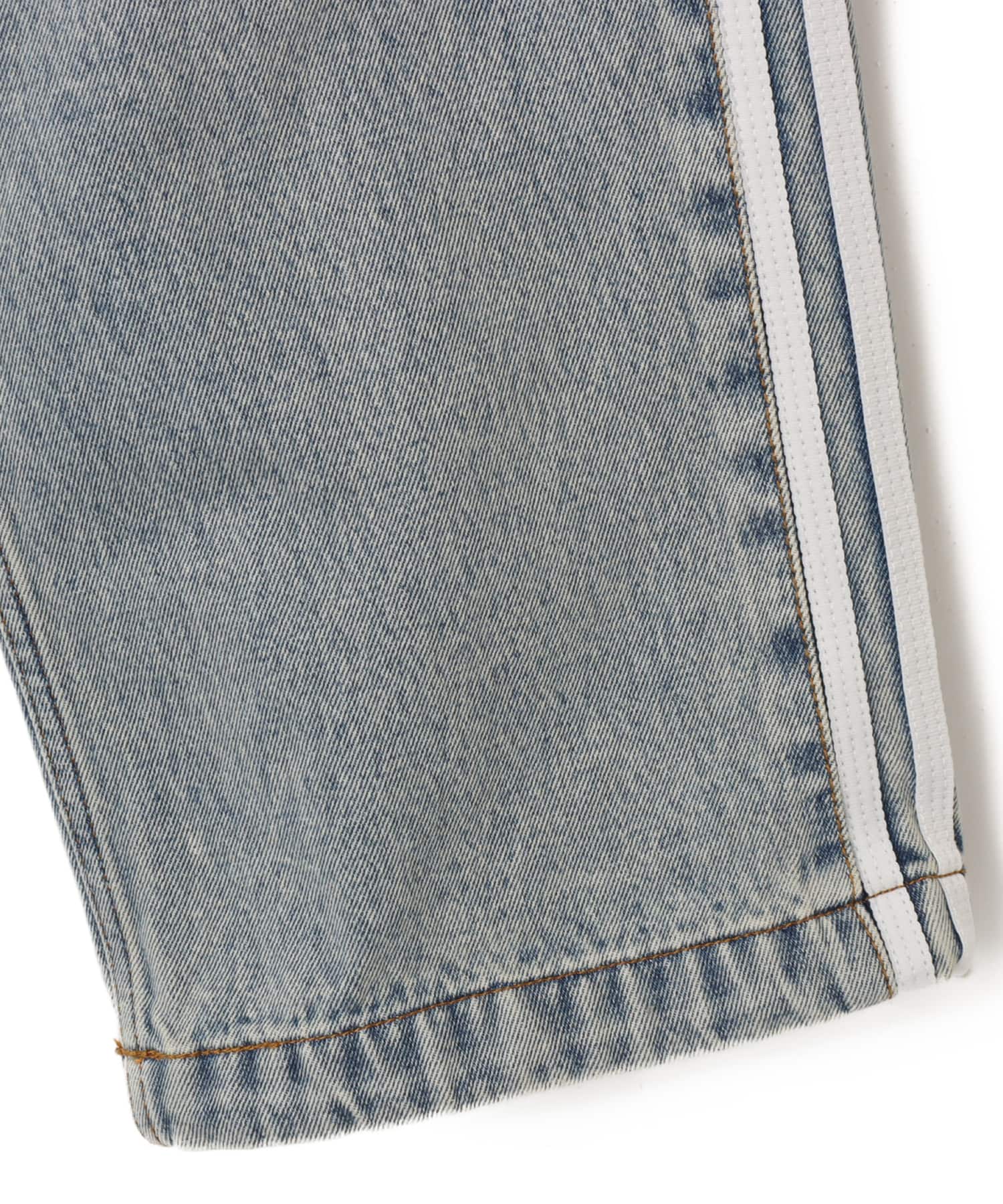 adidas DENIM FIREBIRD TRACK PANTS ATMOS インディゴデニムの画像