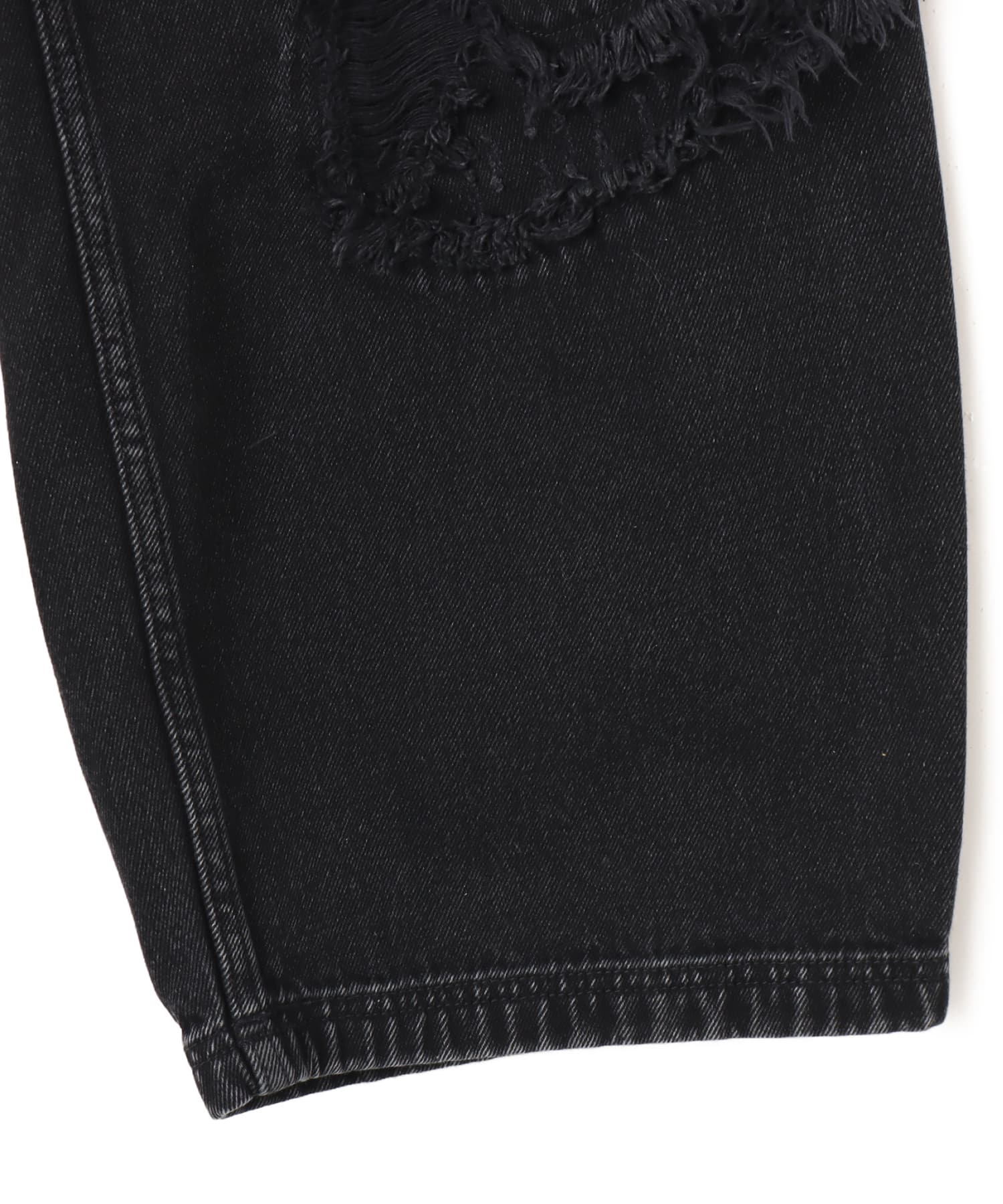 adidas TG WIDE DENIM PANTS ブラックの画像