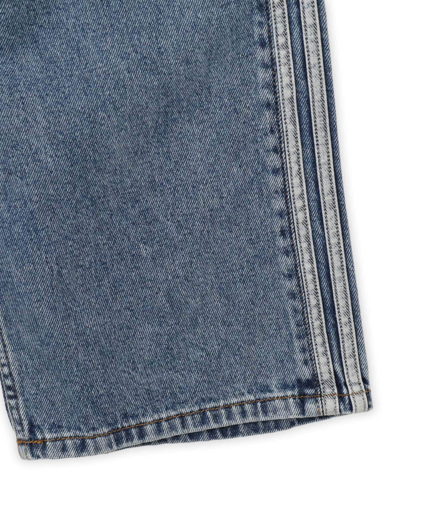 adidas FIREBIRD ADICOLOR DENIM PANTS LIGHT WASH ウォーンブルーデニムの画像