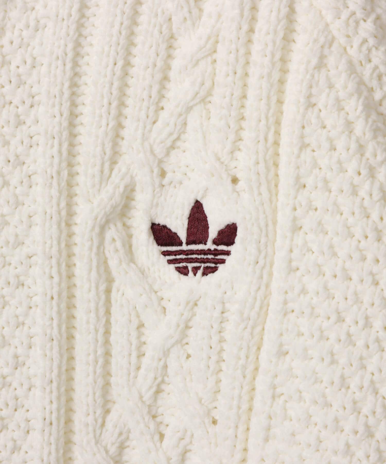 adidas ARCHIVE CUTLINE KNIT TRACK TOP オフホワイトの画像