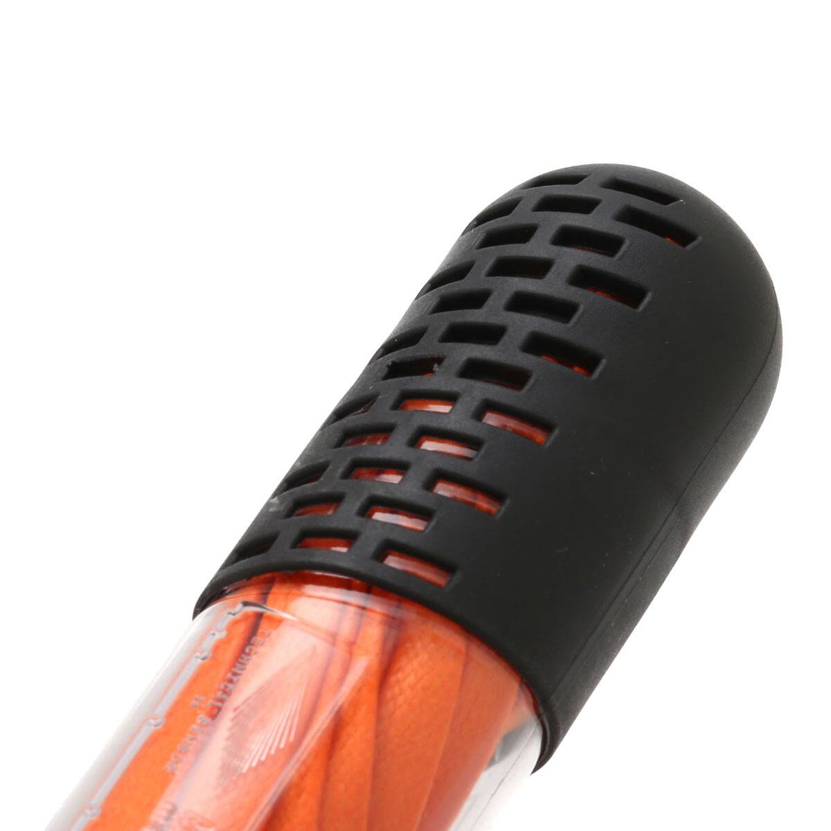 KIXSIX WAXED SHOELACE (CAPSULE)  ORANGE/silverの画像
