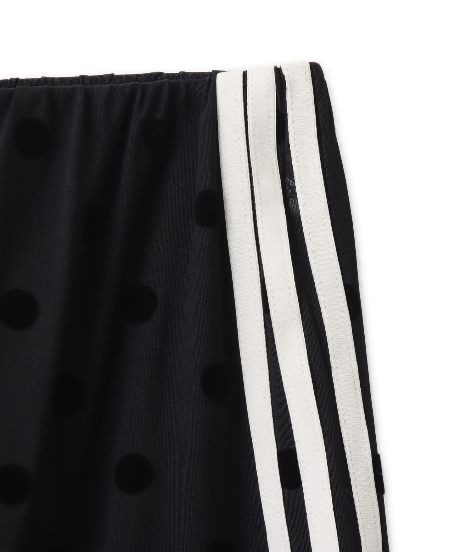 adidas SHEER POLKA DOTS SKIRT ブラックの画像