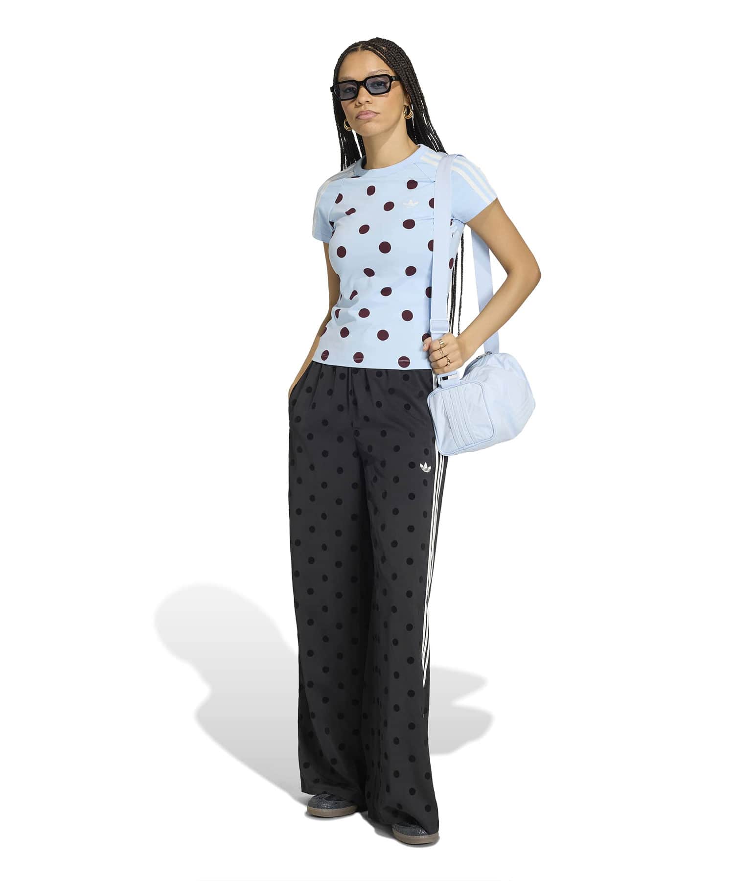 adidas CALI TEE クリアスカイの画像