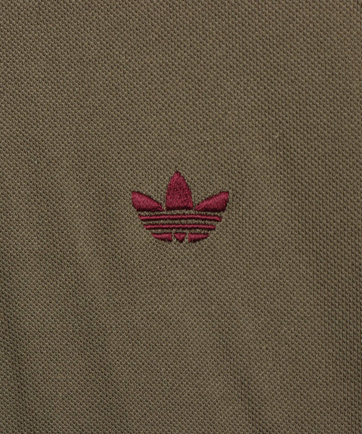 adidas BRITCORE SHORT SLEEVE RINGER T-SHIRT オリーブストレータの画像