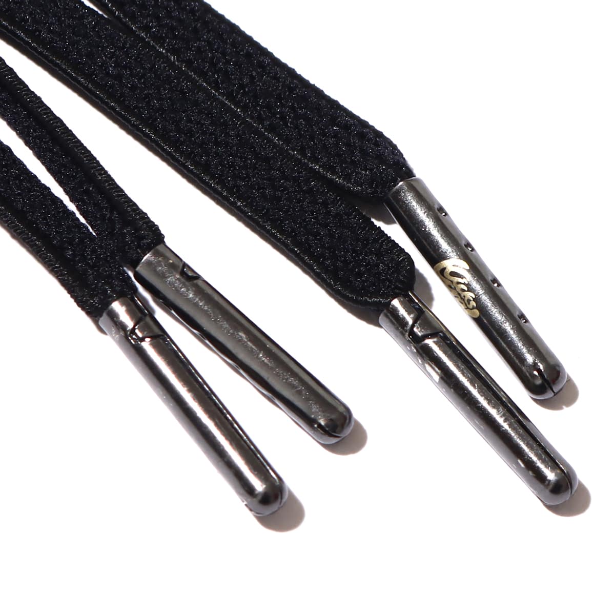 KicksWrap Easy Shoelaces Black 120cm BLACK 22HO-Iの画像