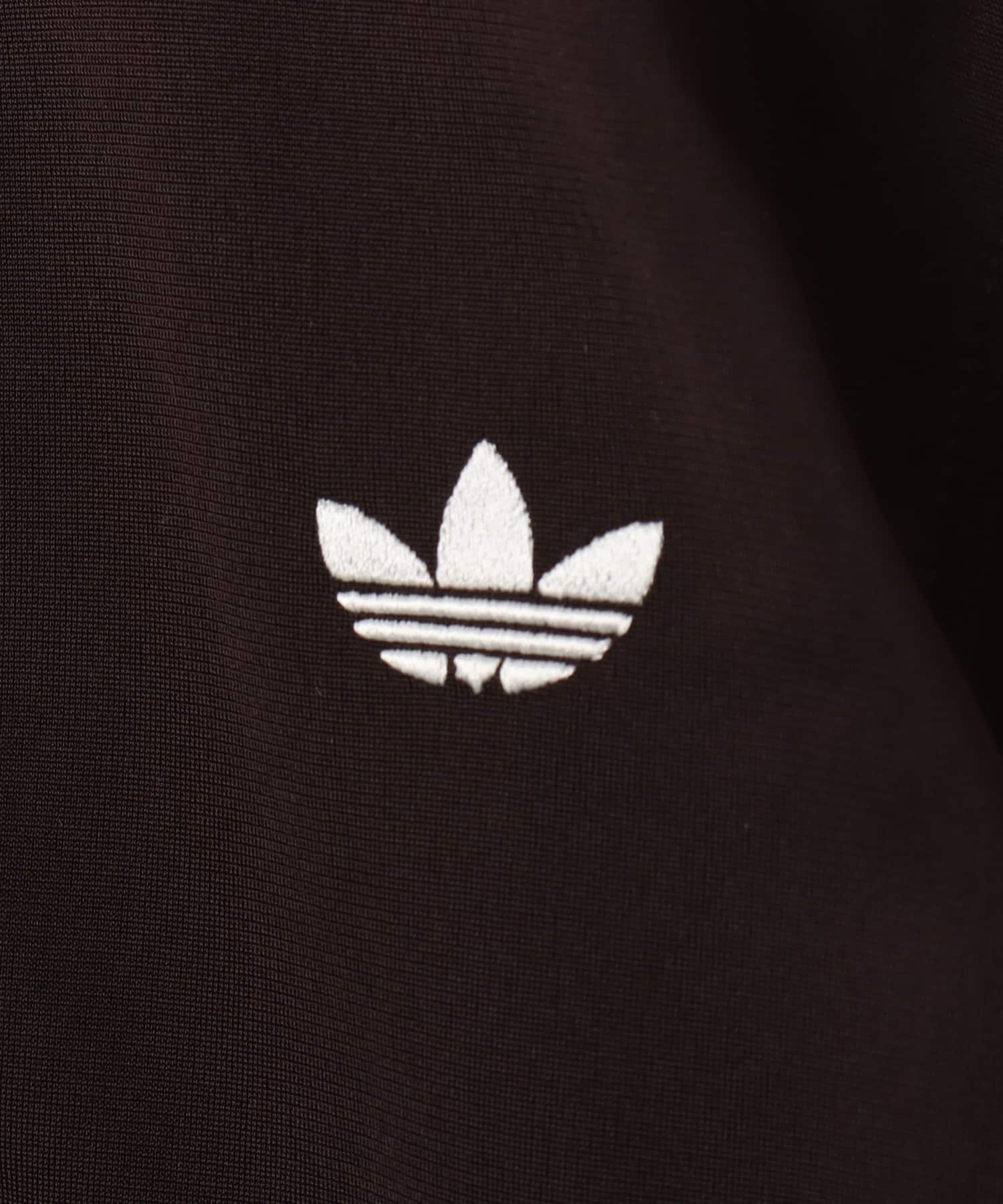 adidas VINTAGE TRACK TOP HIGH KNITTED RIBS オーロラコーヒーの画像