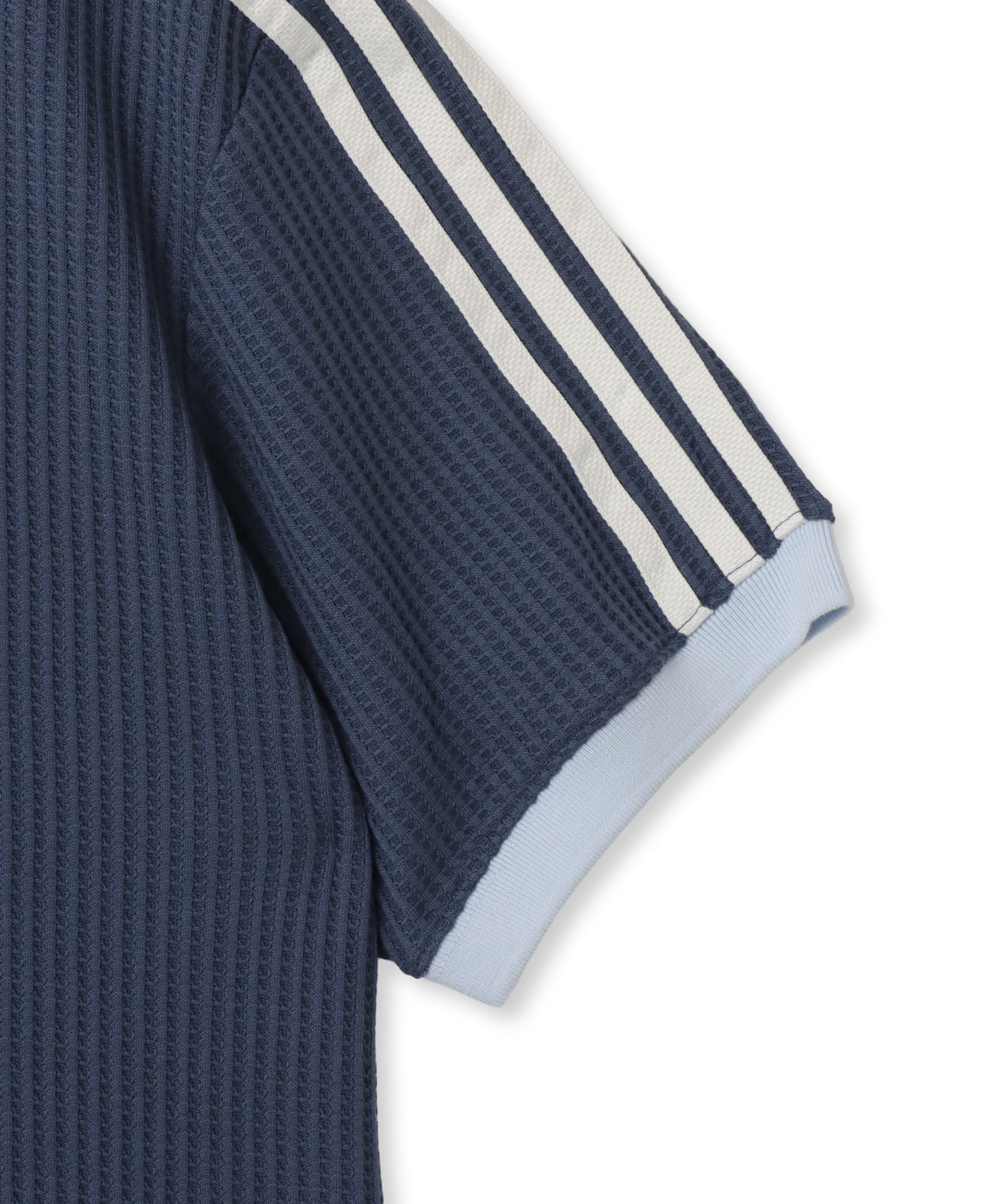 adidas WAFFLE KNIT POLO SHIRT プリラブドインクの画像