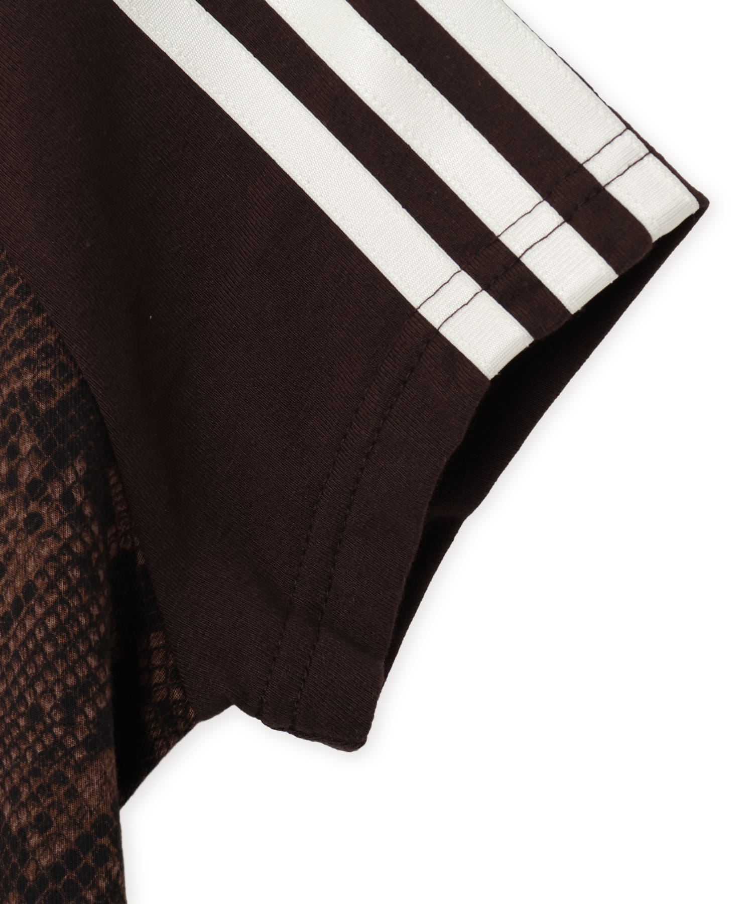 adidas SNAKE PRINT CALI TEE アースストレータ/オーロラコーヒーの画像