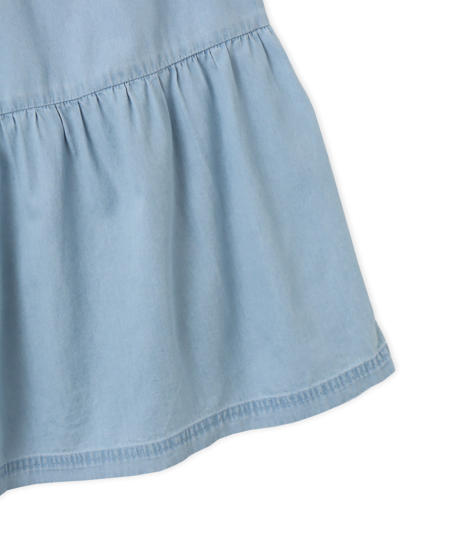 adidas SUMMER GLOW DENIM SKIRT ライトデニムの画像