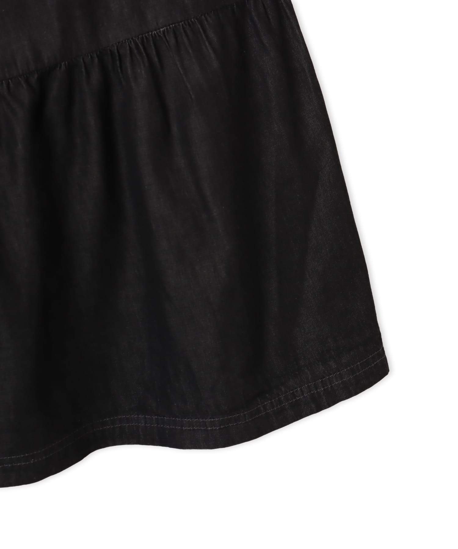 adidas SUMMER GLOW DENIM SKIRT ミディアムブラックデニムの画像