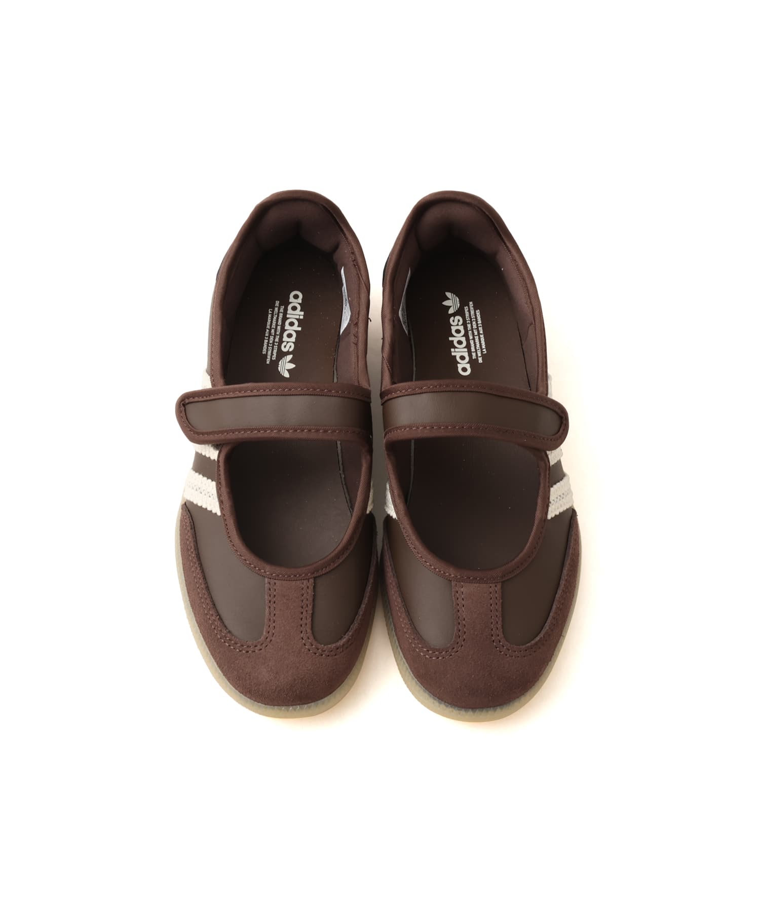 adidas SAMBA JANE W BROWN/CREWHT/GUM3の画像