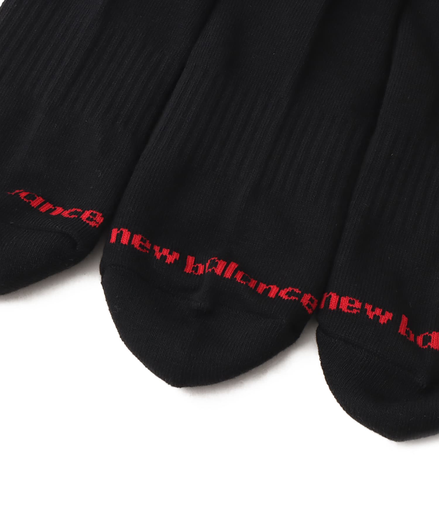New Balance MID LENGTH 3 PACK SOCKS ブラックの画像