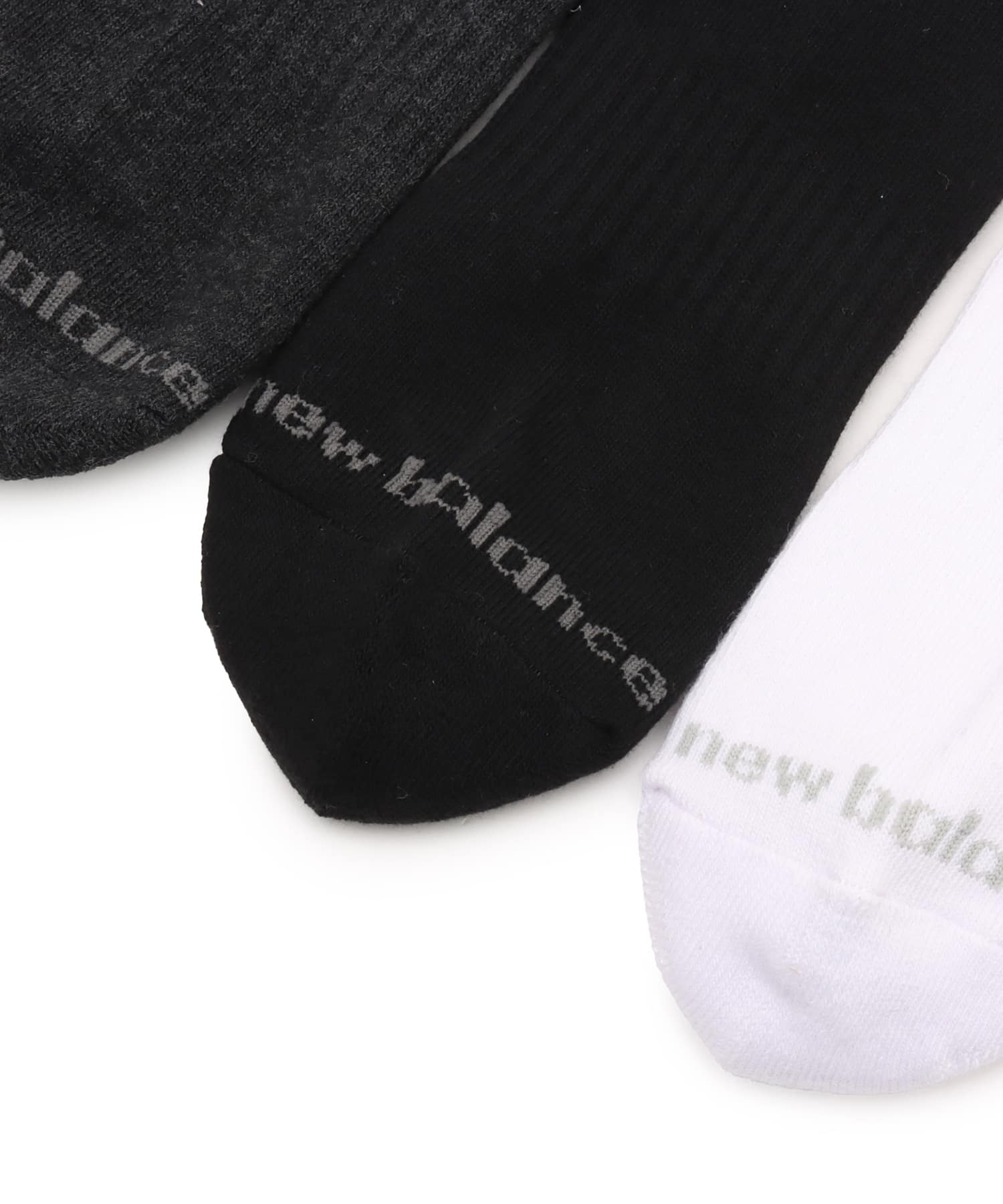 New Balance MID LENGTH 3P SOCKS WAPPEN アソートカラー1の画像