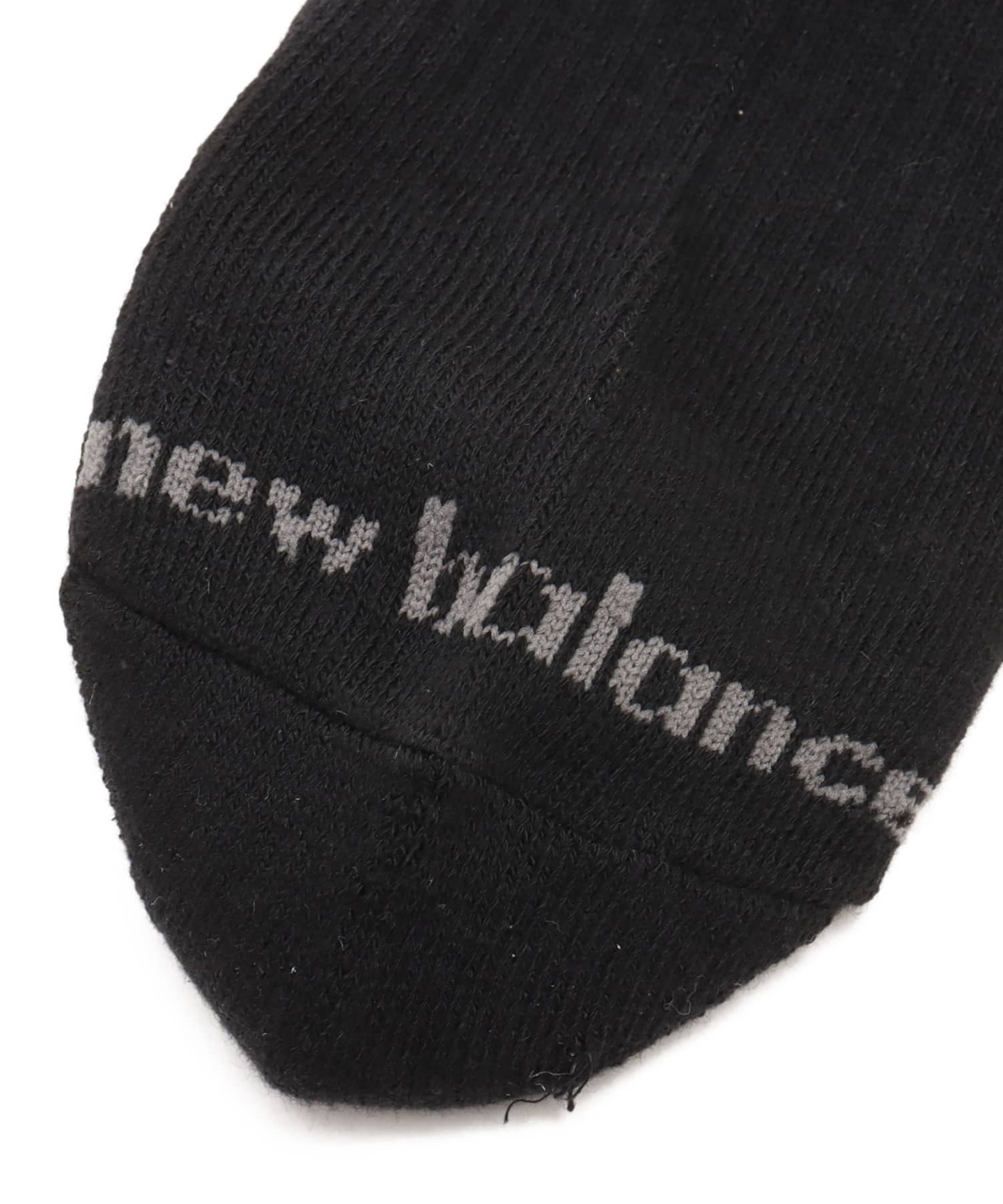 New Balance MID LENGTH 3P SOCKS WAPPEN ブラックの画像