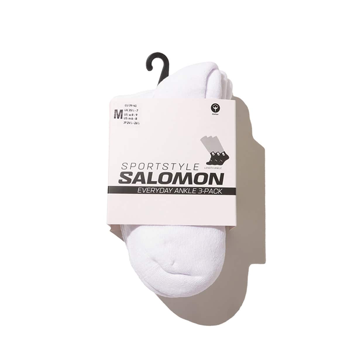 SALOMON EVERYDAY ANKLE 3-PACK WHITE / WHITE / WHITE の画像