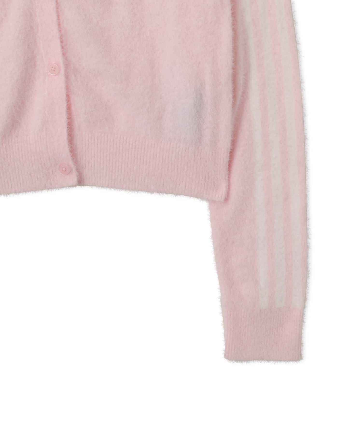 adidas FLUFFY CARDIGAN ディスティルピンクの画像