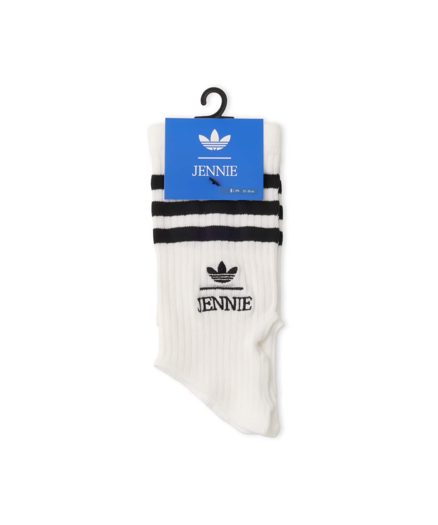adidas JENNIE CUT-OUT SOCK 1PP ホワイトの画像