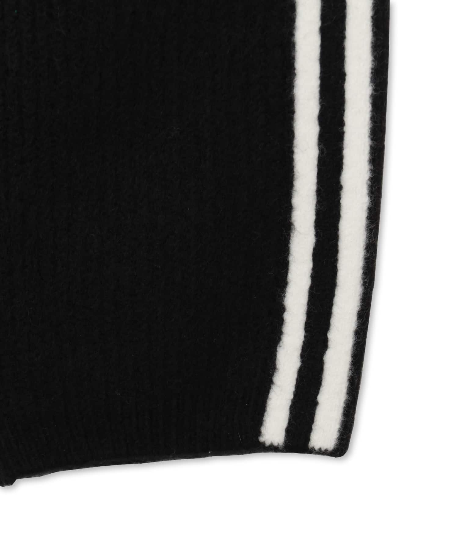 adidas JENNIE KNITTED LOOSE JOGGERS ブラックの画像
