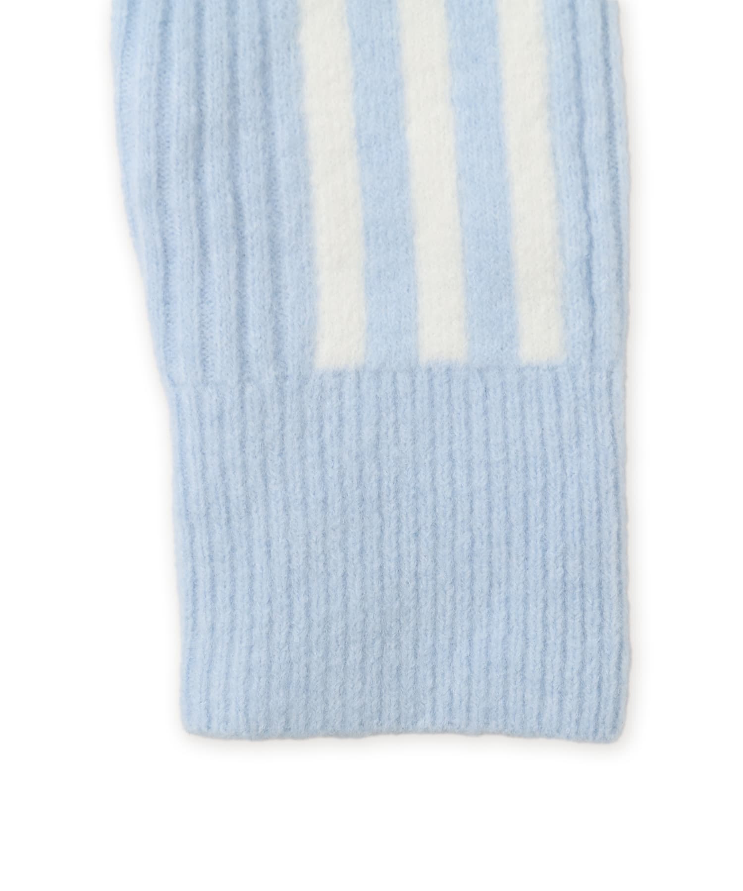adidas JENNIE KNITTED WRAP AROUND CARDIGAN ワンダーブルーの画像