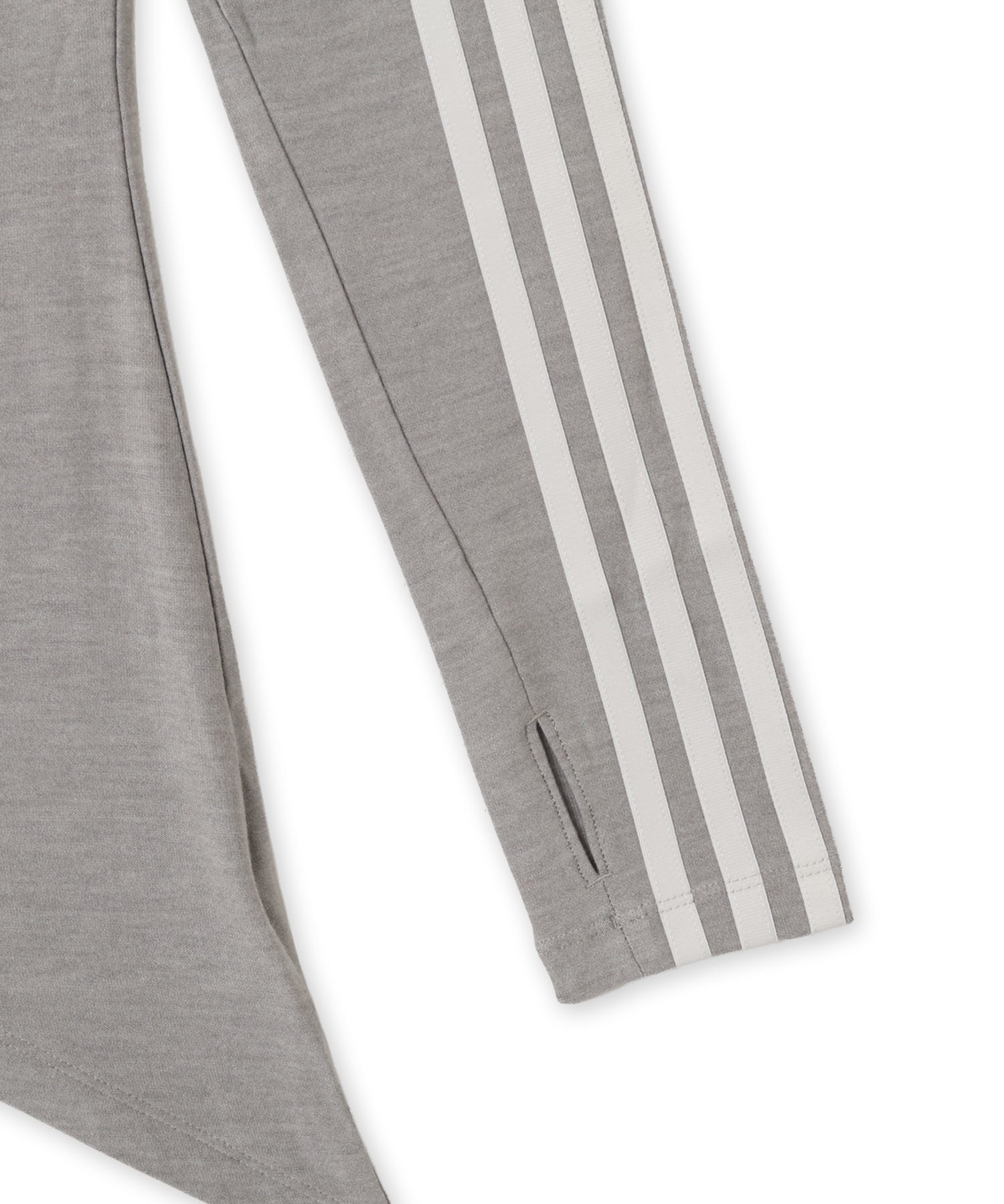 adidas ONE SHOULDER ASYMMETRIC TOP ミディアムグレーヘザーの画像