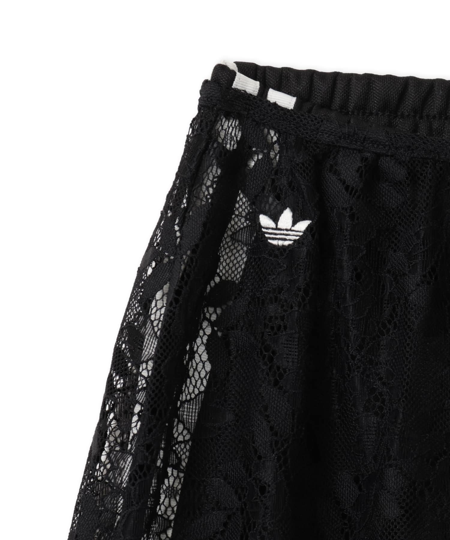 2IN1 FIREBIRD LOOSE TRACK TROUSERS WITH LACE SKIRT ブラックの画像