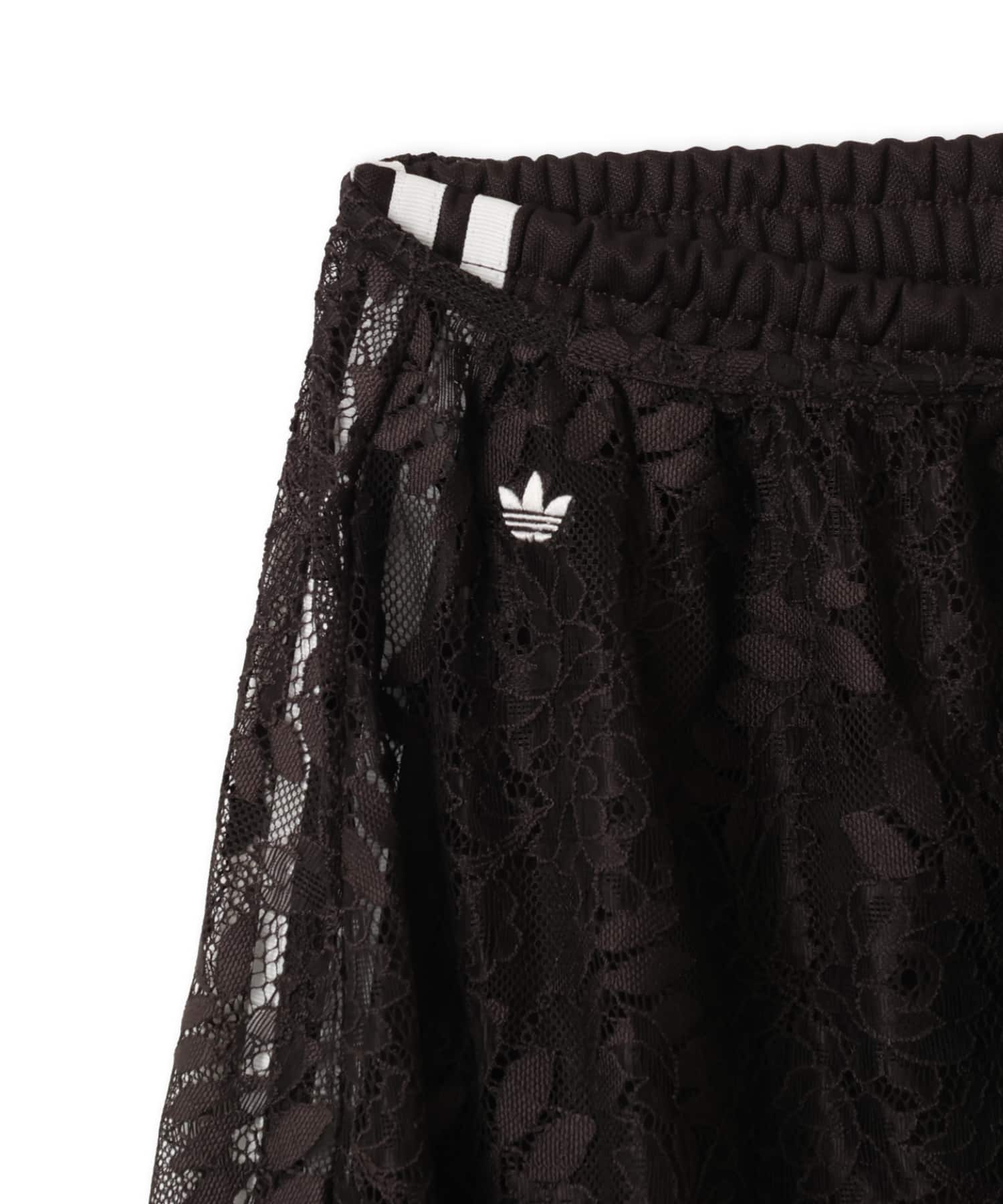 2IN1 FIREBIRD LOOSE TRACK TROUSERS WITH LACE SKIRT ナイトブラウンの画像