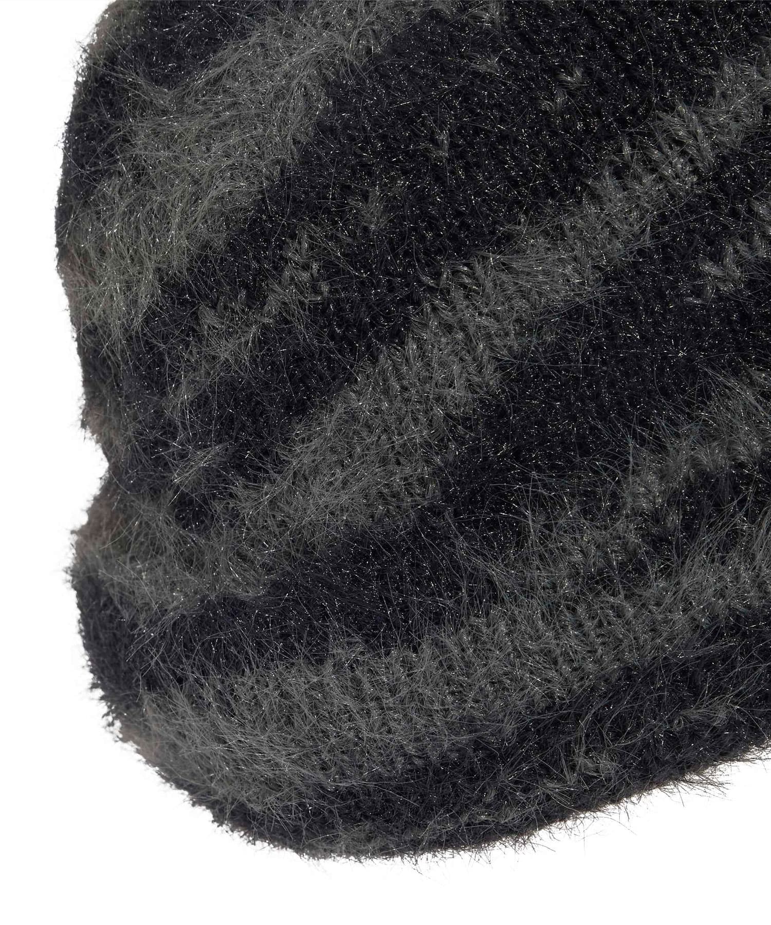 adidas ADILENIUM FLUFFY BEANIE グレーフォー/ブラックの画像