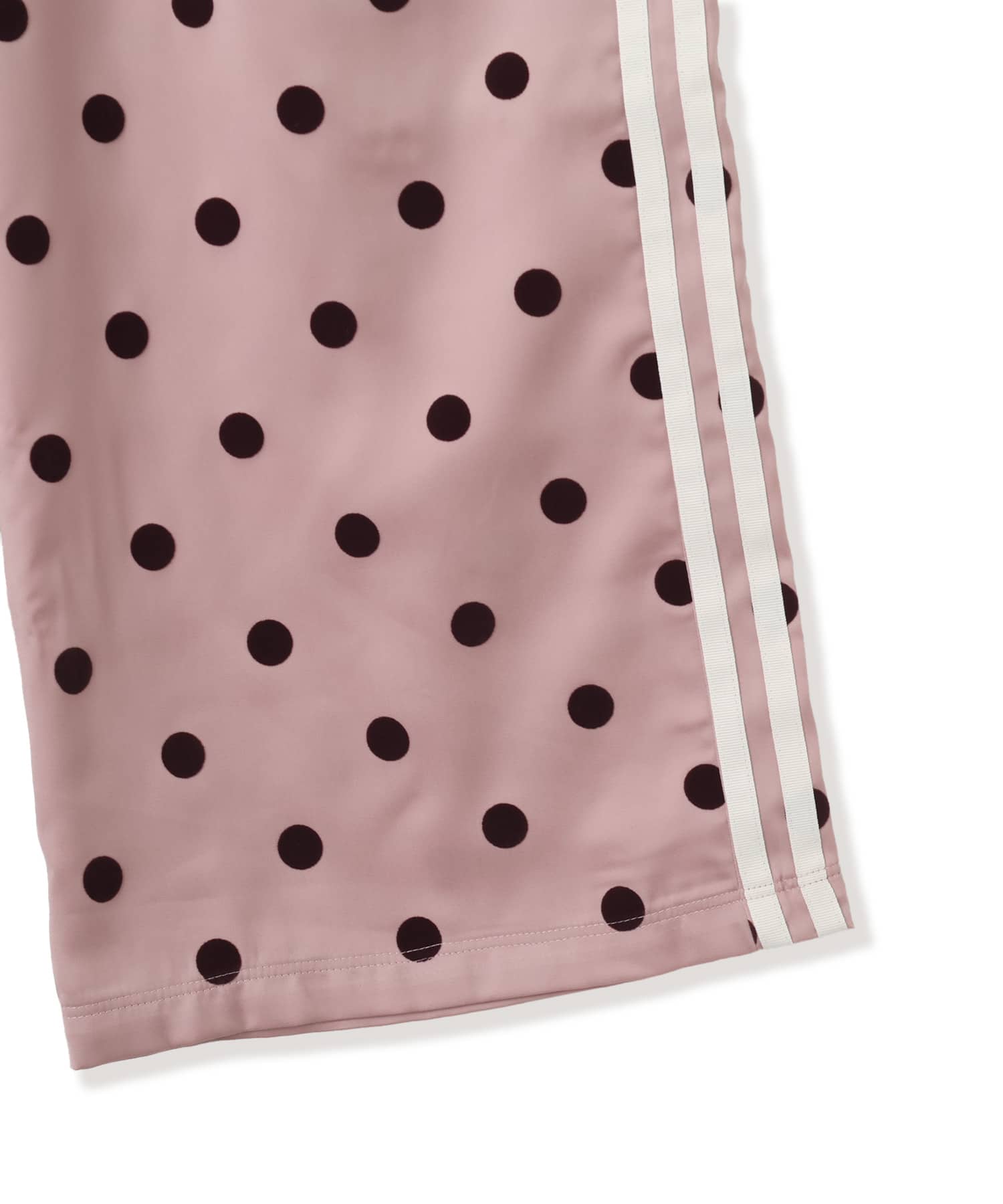 adidas SATIN POLKA DOTS WIDE LEG PANT デュアルライラックの画像