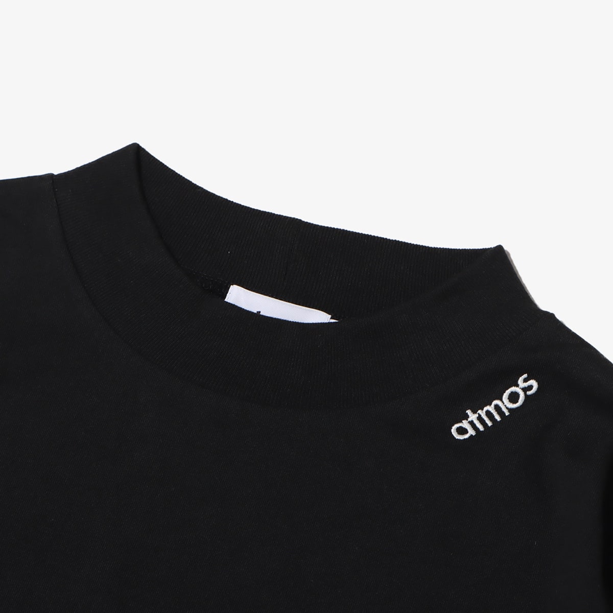 atmos Mock Neck LS T-Shirts BLACKの画像