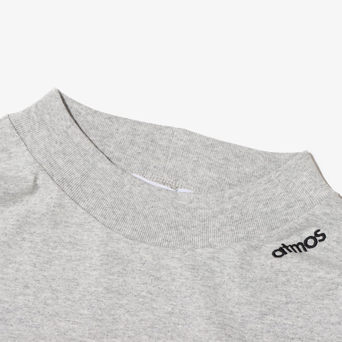 atmos Mock Neck LS T-Shirts GREYの画像