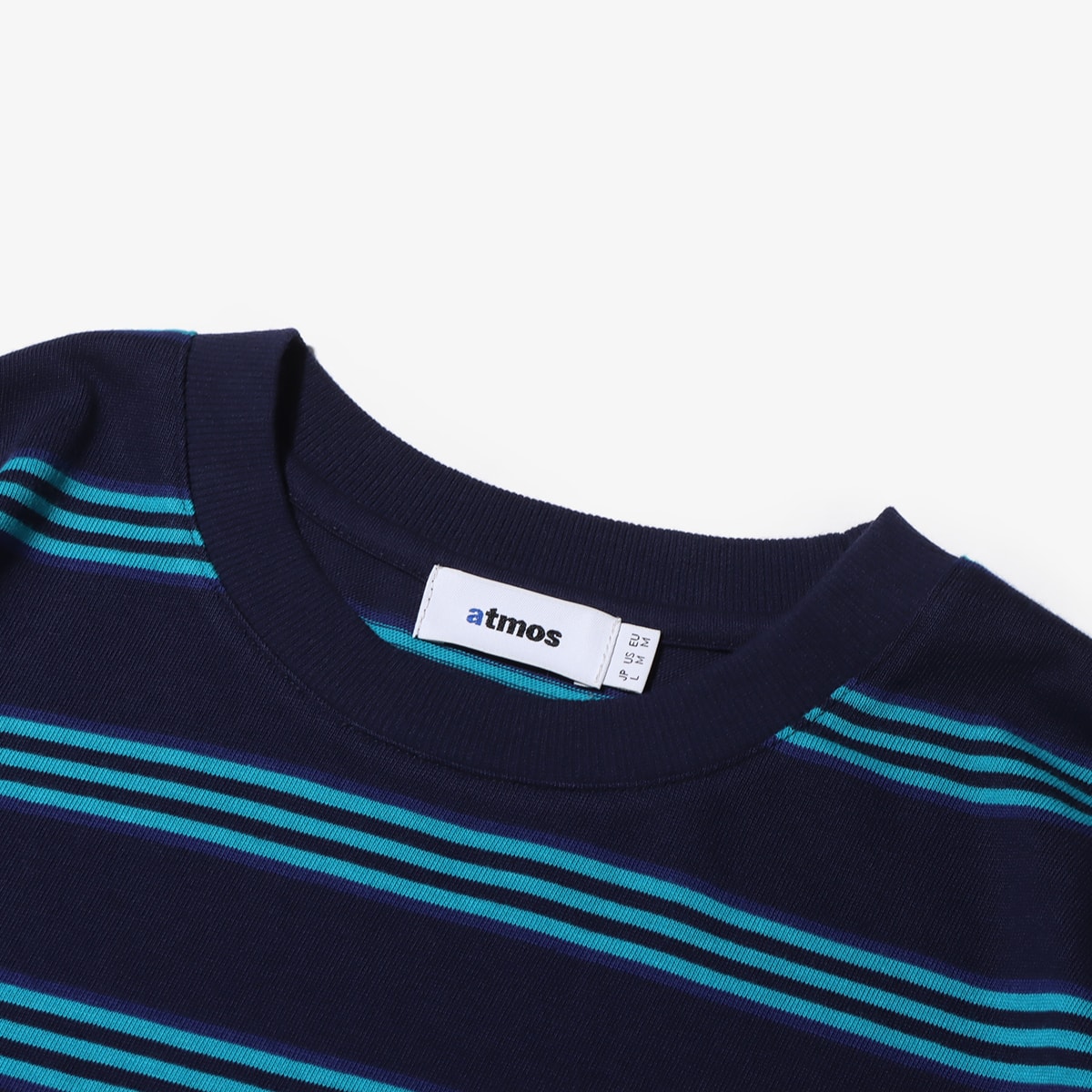 atmos Border LS T-shirts NAVYの画像