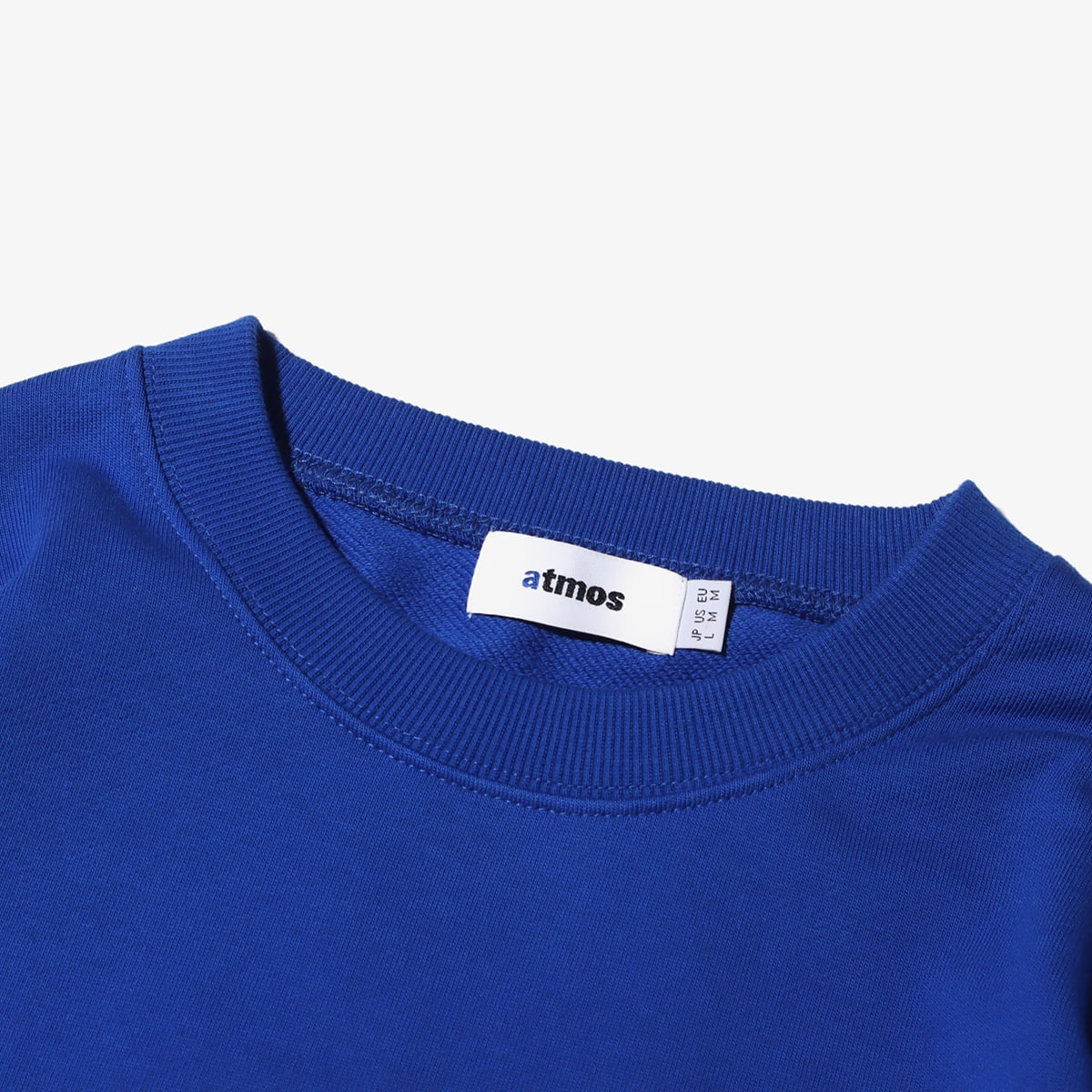 atmos Oval Logo Crewneck Sweatshirt BLUEの画像